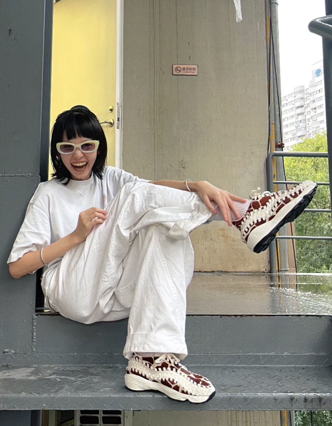 Nike Air Footscape Woven "Cow Print"  長頸鹿 (FB1959-100)