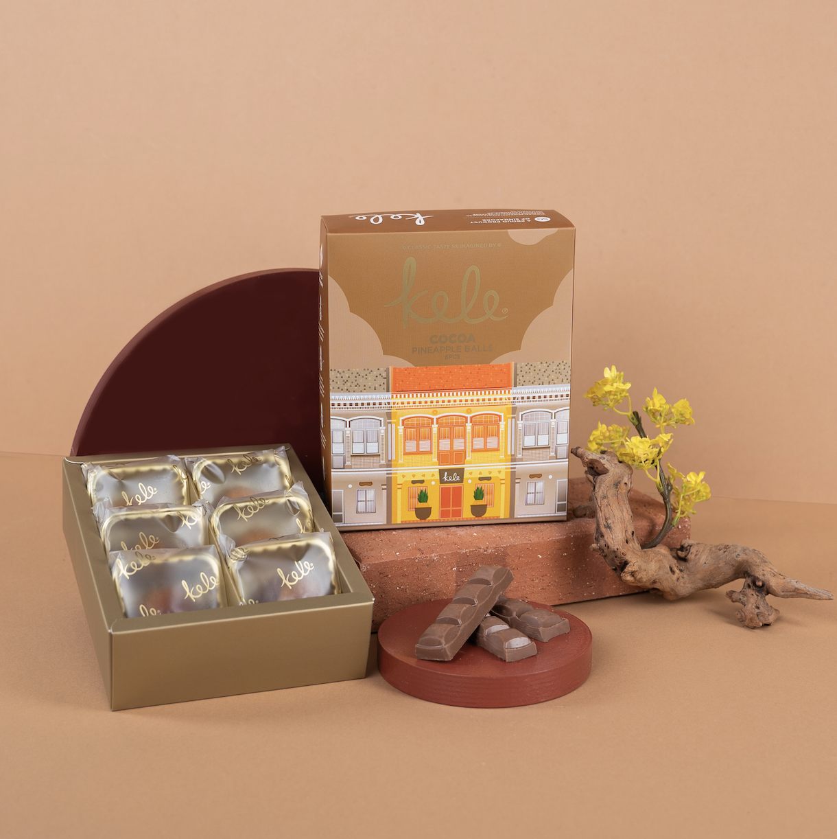 Kele Cocoa Pineapple Tarts [6pcs Pack]