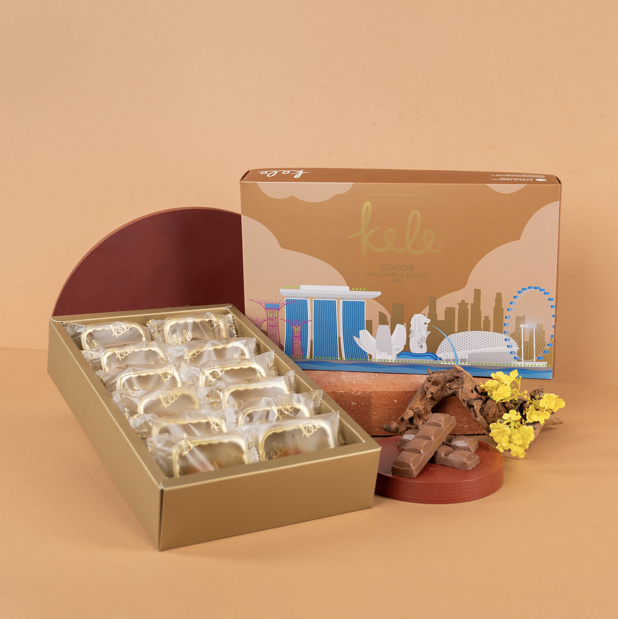 Kele Cocoa Pineapple Tarts [12pcs Pack]