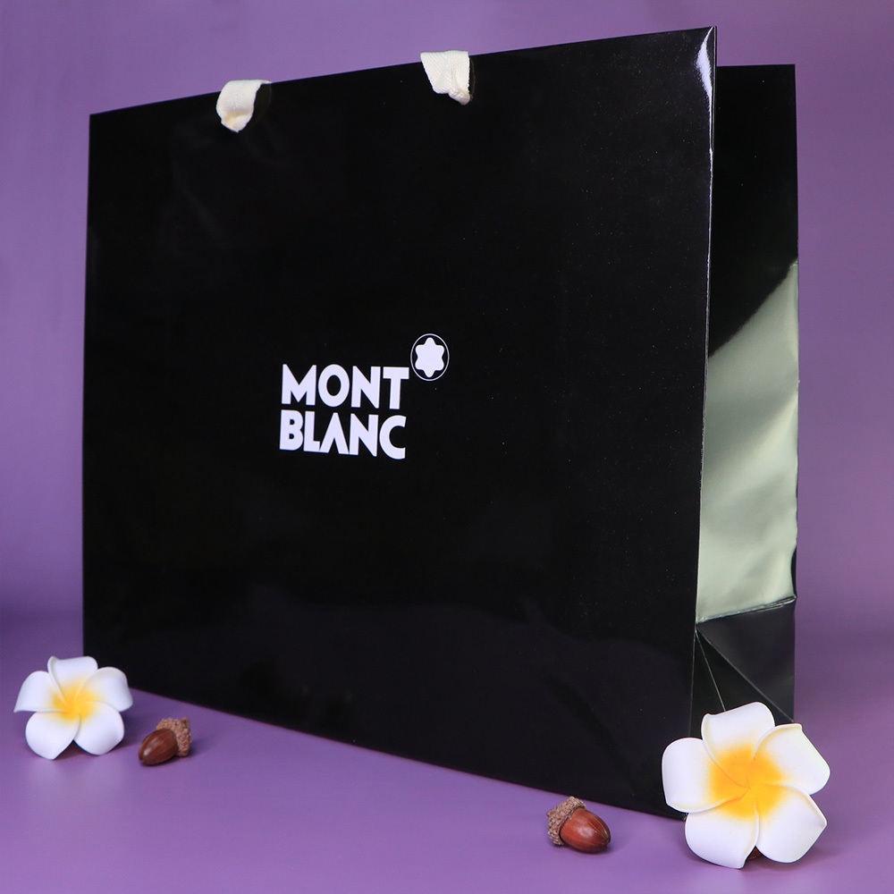 MONT BLANC 萬寶龍 精美黑色紙袋 (大) - BA0015