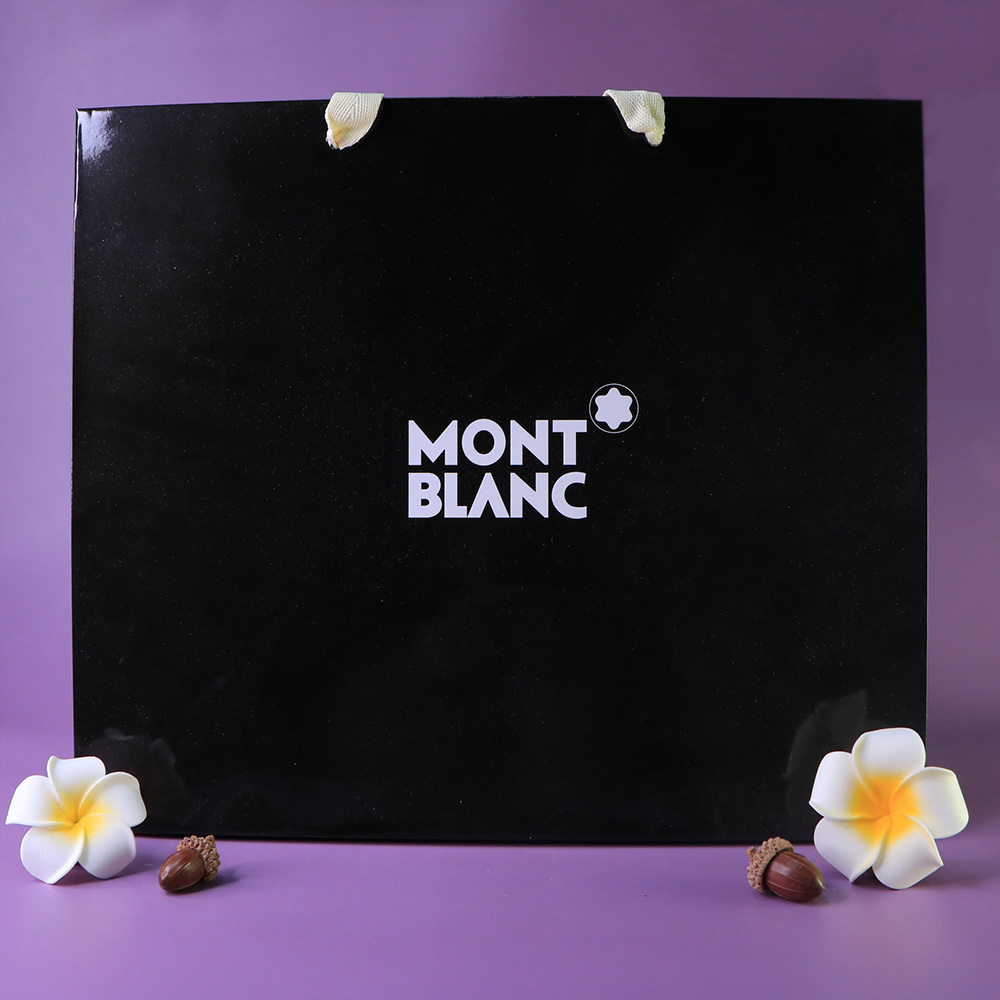 MONT BLANC 萬寶龍 精美黑色紙袋 (大) - BA0015