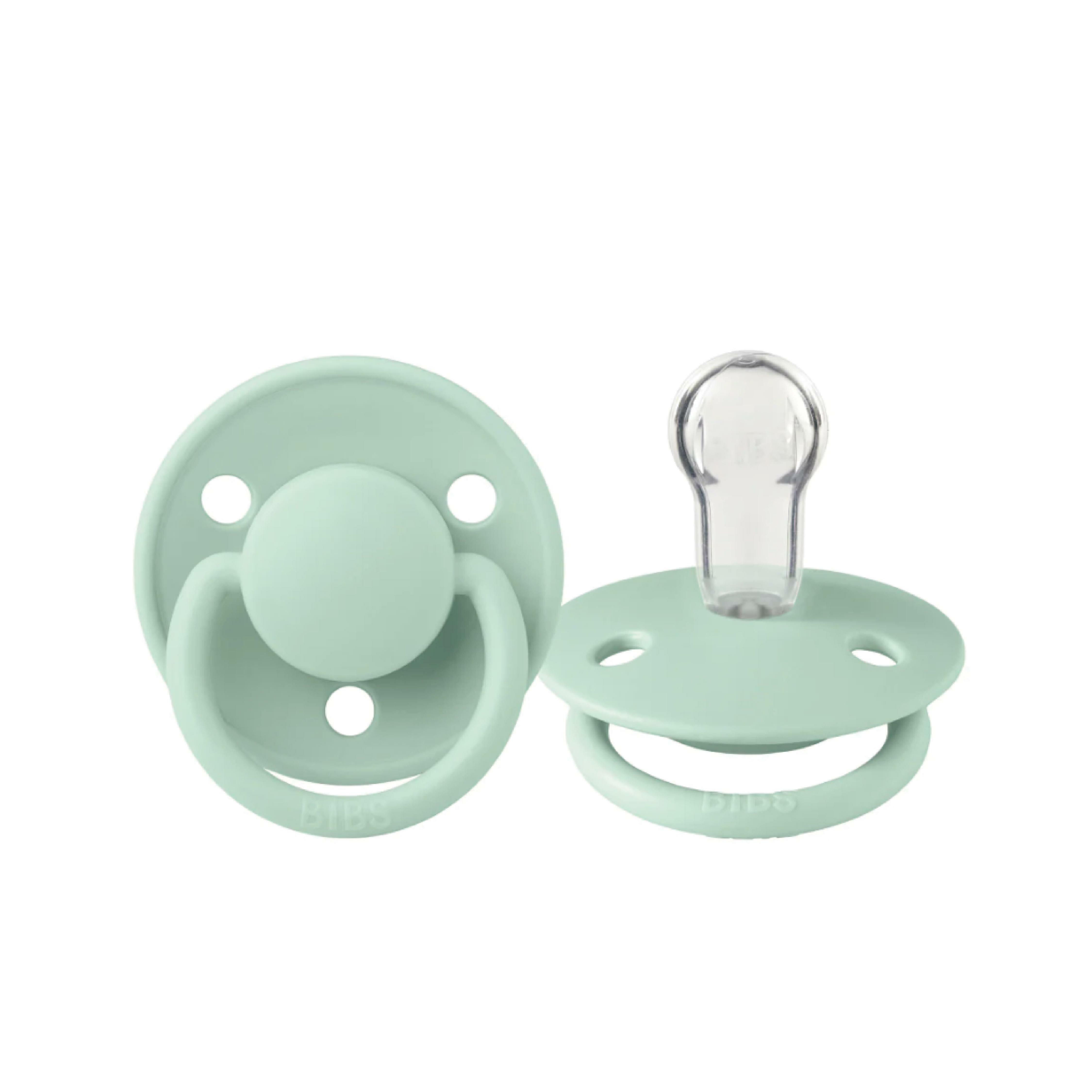 丹麥BIBS DE LUX 矽膠奶嘴-北歐綠