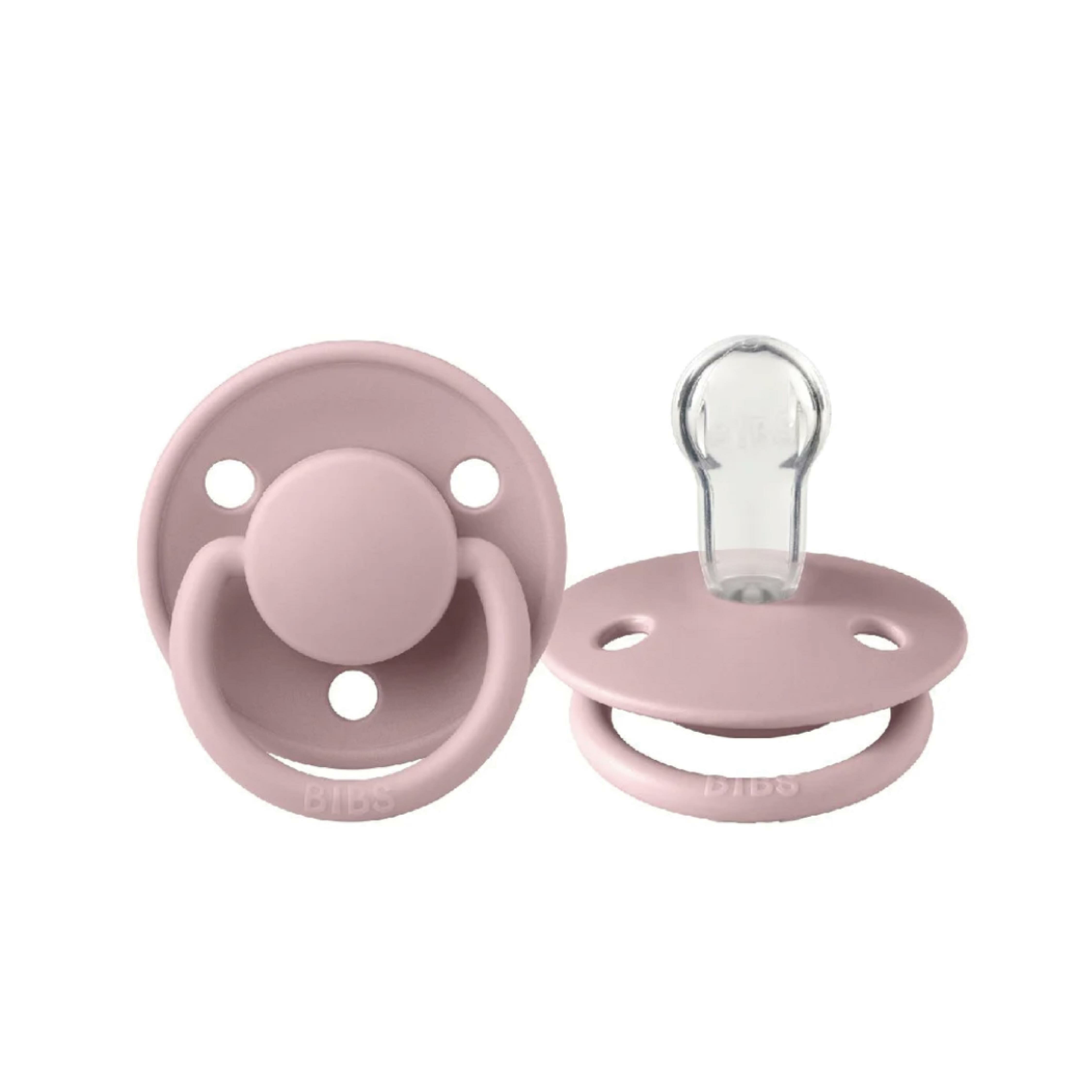 丹麥BIBS DE LUX 矽膠奶嘴-梅粉