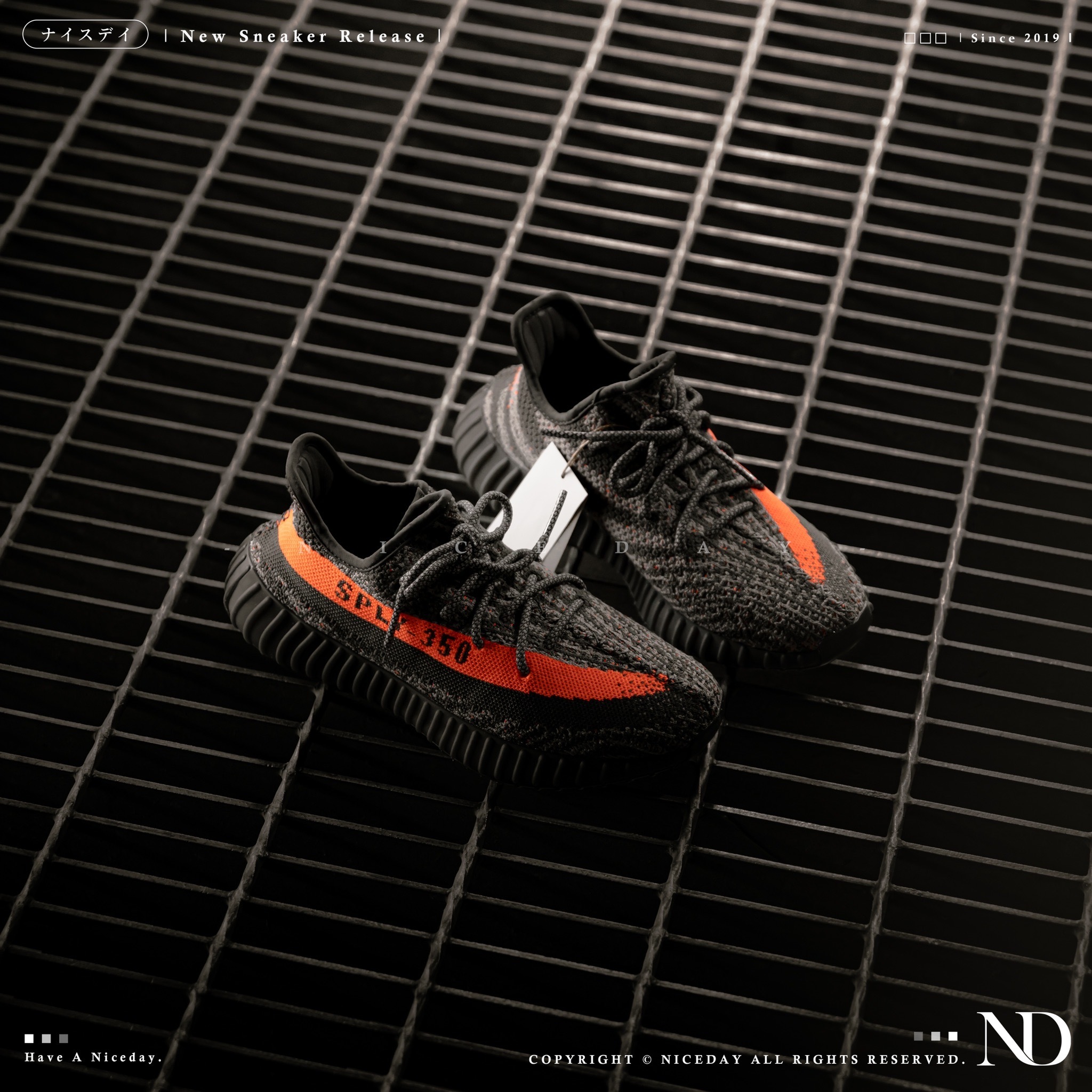 NICEDAY 代購 Adidas Yeezy 350 V2 Carbon Beluga 灰橘 3.0 椰子 男女尺寸 HQ7045