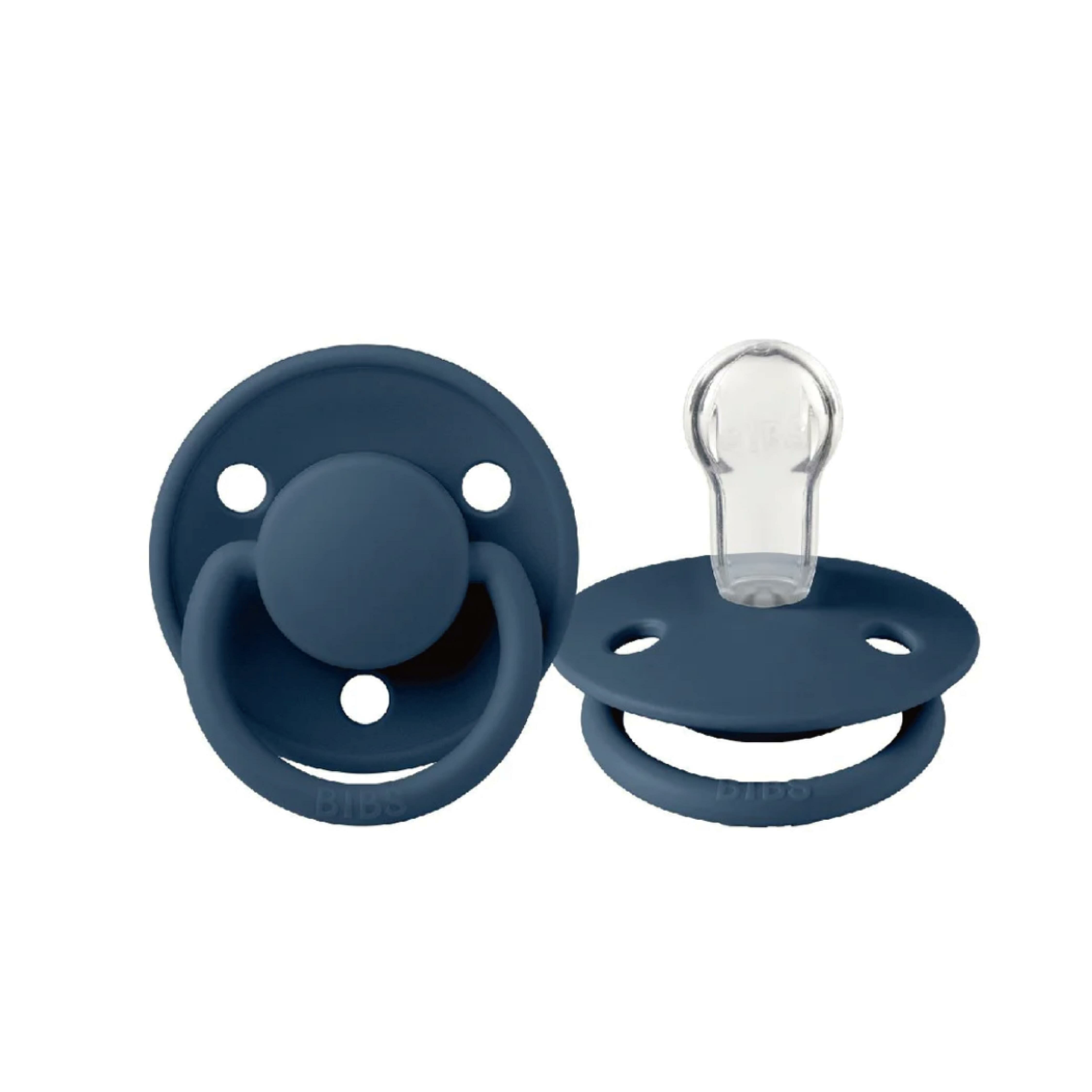 丹麥BIBS DE LUX 矽膠奶嘴-鋼青