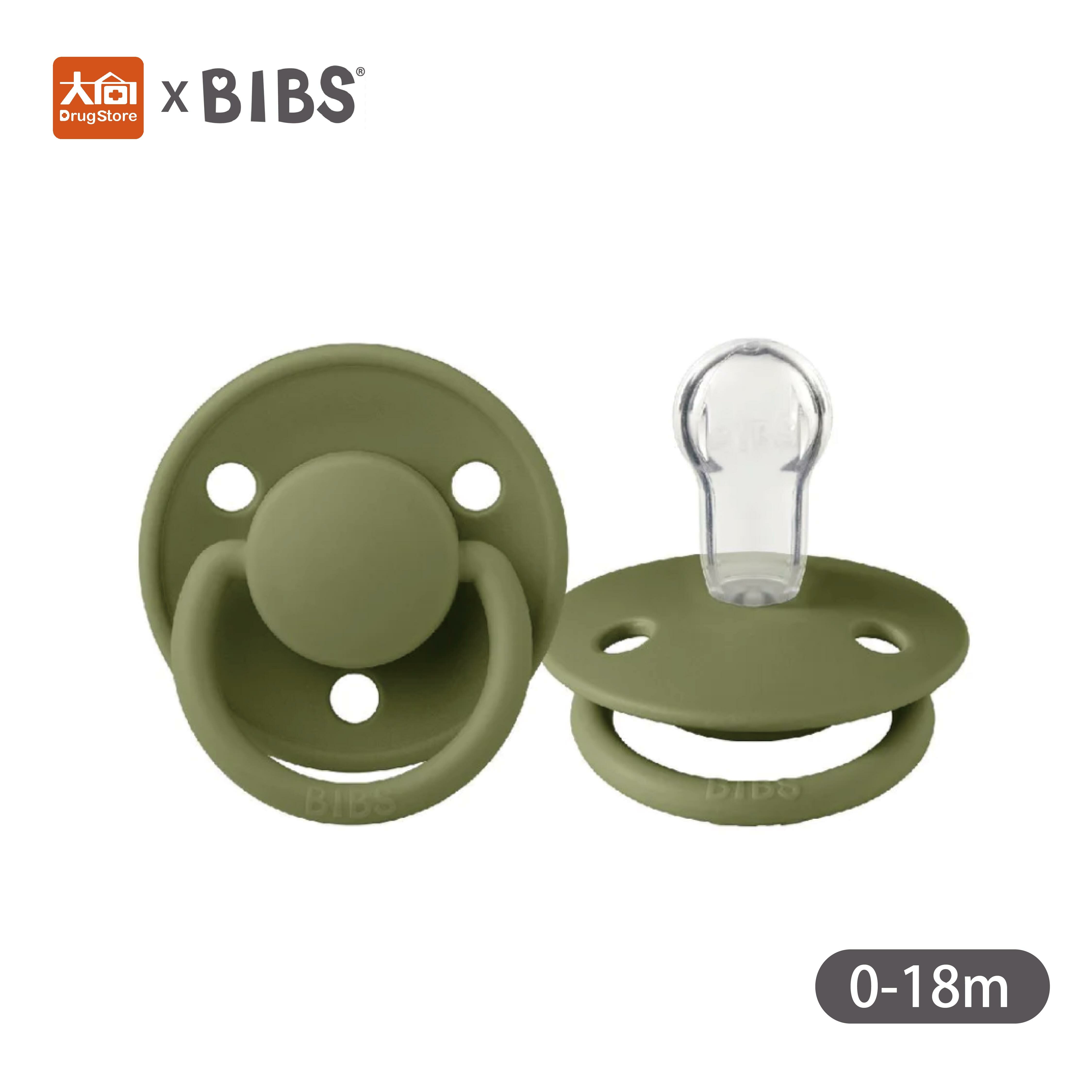 丹麥BIBS DE LUX 矽膠奶嘴-橄欖綠