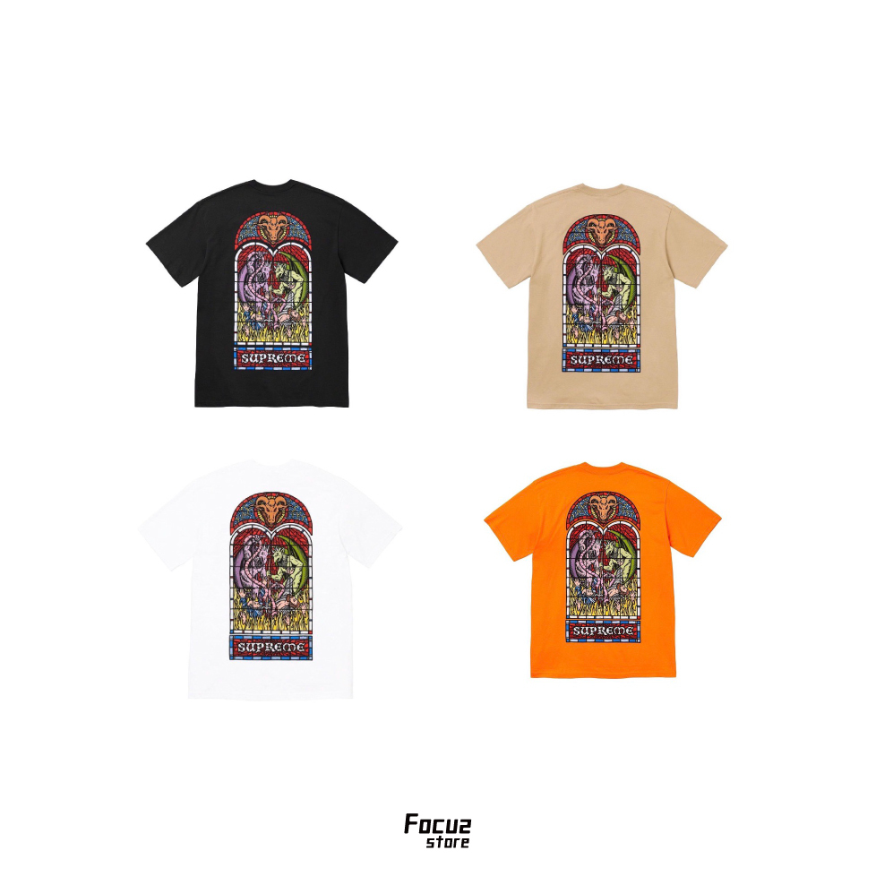 【Focus Store】預購 Supreme FW23 Week 1 Worship Tee 短T 惡魔 畫像 壁畫 SUP-FW23-0801-0804