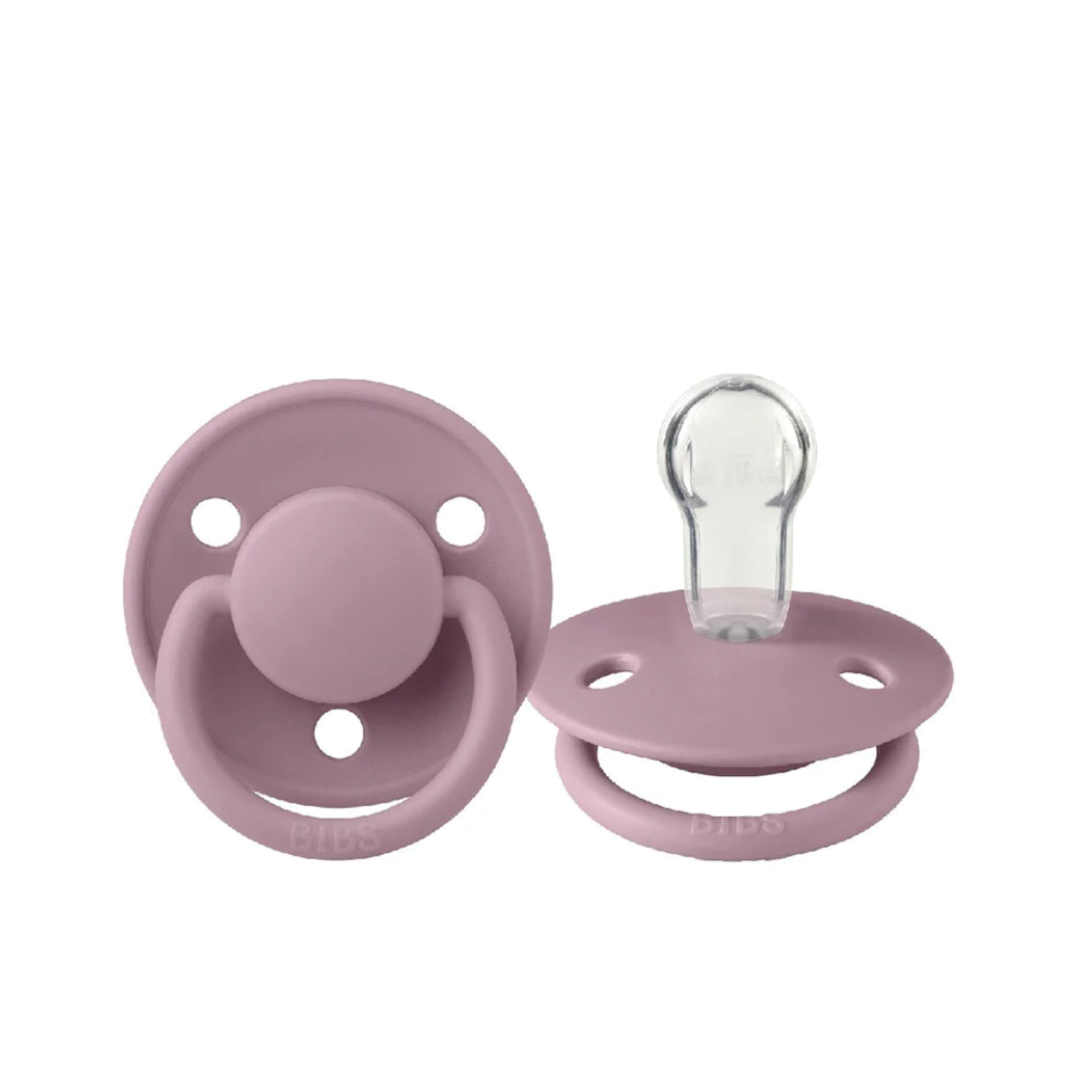 丹麥BIBS DE LUX 矽膠奶嘴-藕色