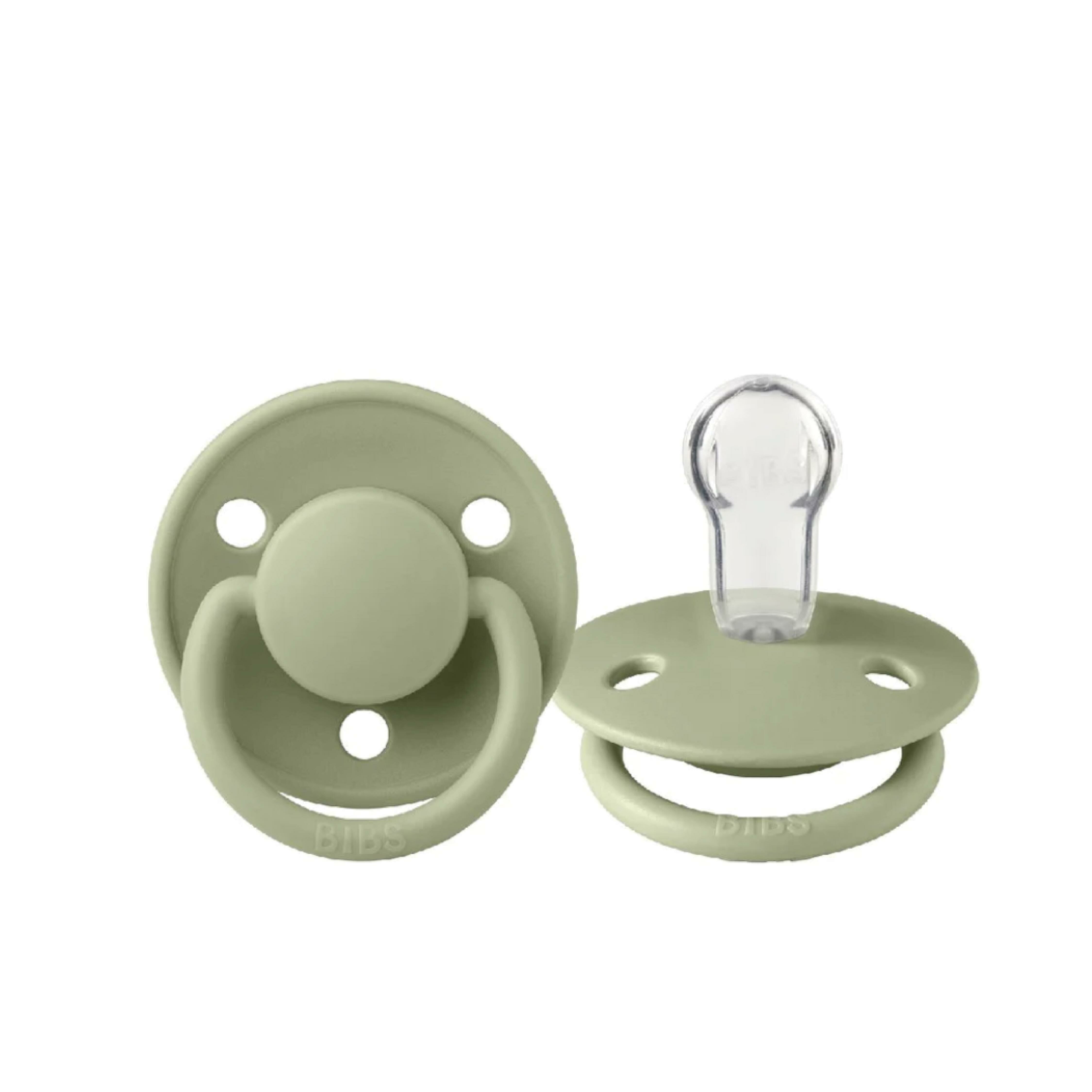 丹麥BIBS DE LUX 矽膠奶嘴-灰綠