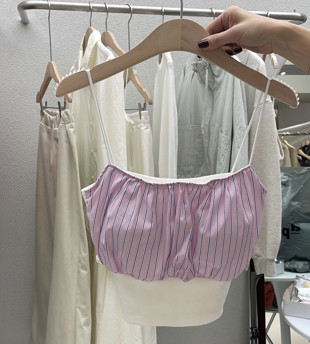 AB226吊帶束腰背心