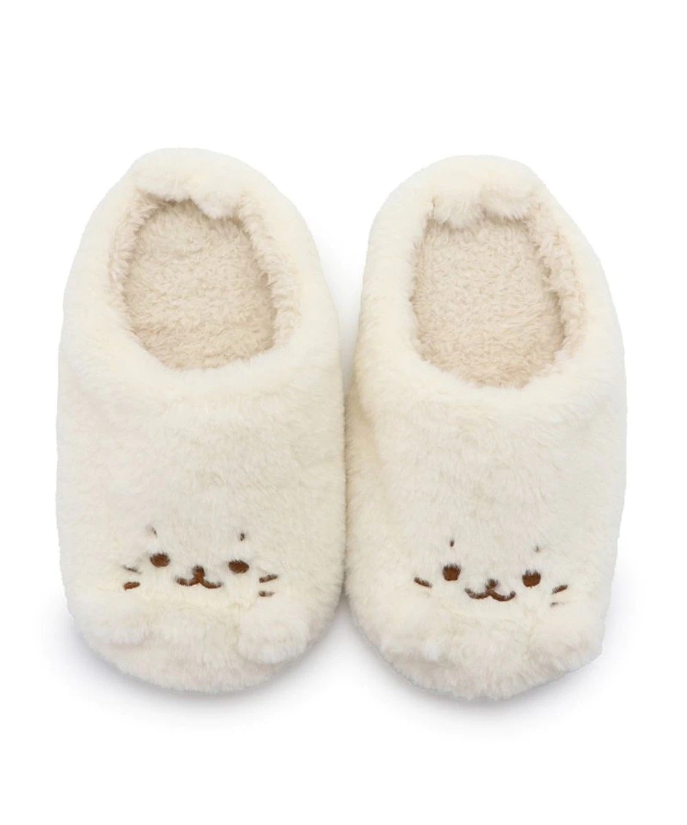 Sirotan 絨毛拖鞋 溫暖小白