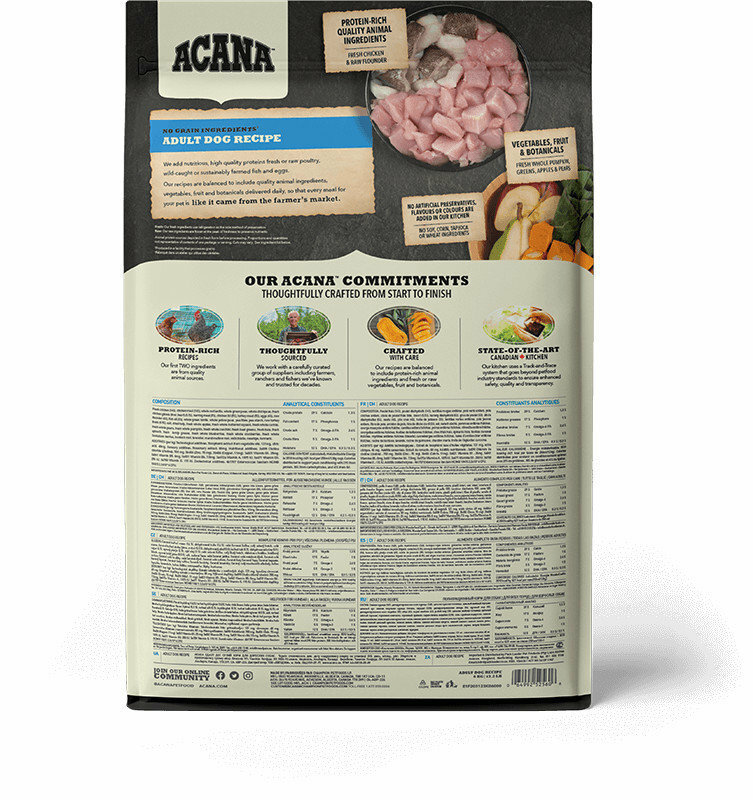 ACANA 愛肯拿｜潔牙成犬無穀配方狗飼料