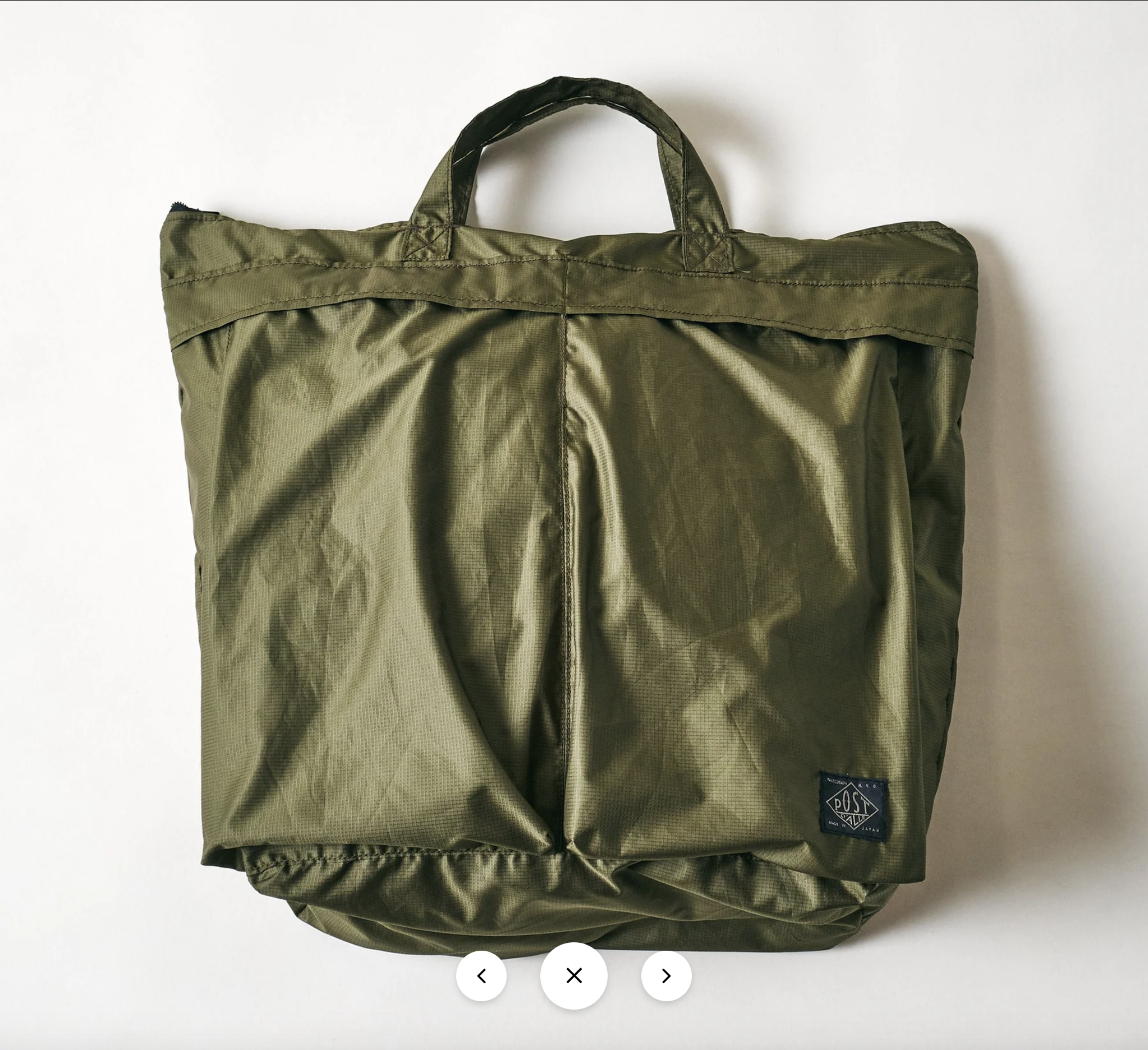 Post O'Alls Packable Helmet Bag 2 : polyester R/S olive