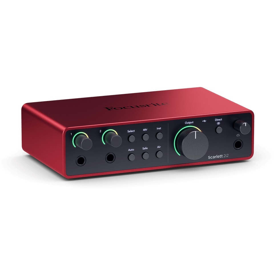 原廠3年保固】Focusrite Scarlett 2i2 4th Gen USB 第四代錄音介面