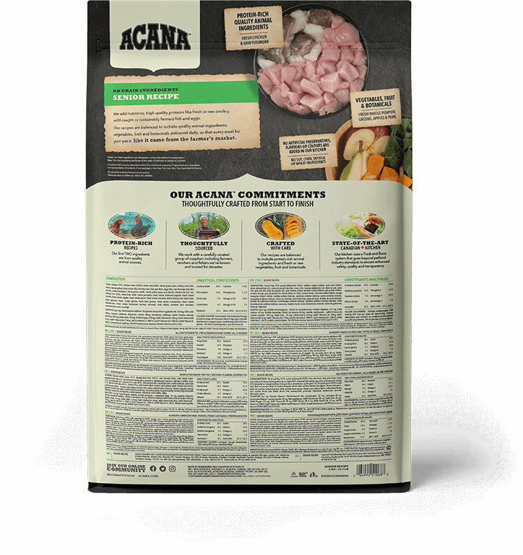 ACANA 愛肯拿｜老犬無穀配方狗飼料