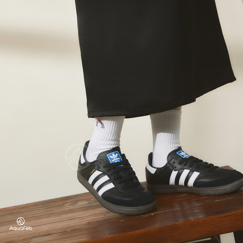 Adidas Originals Samba OG 男女 黑 焦糖黑底 經典 麂皮 復古 經典 休閒鞋 B75807