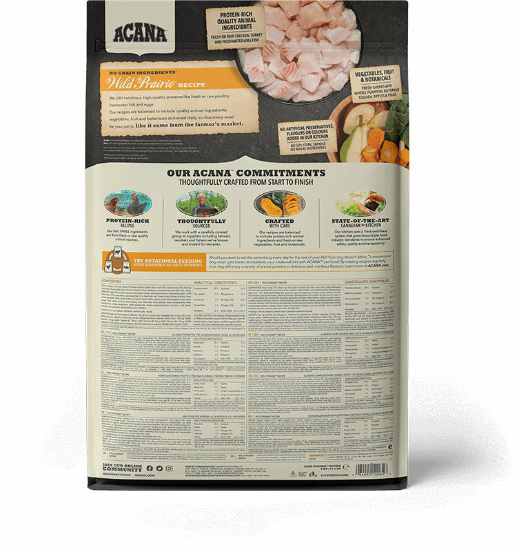 ACANA 愛肯拿｜農場饗宴無穀配方狗飼料