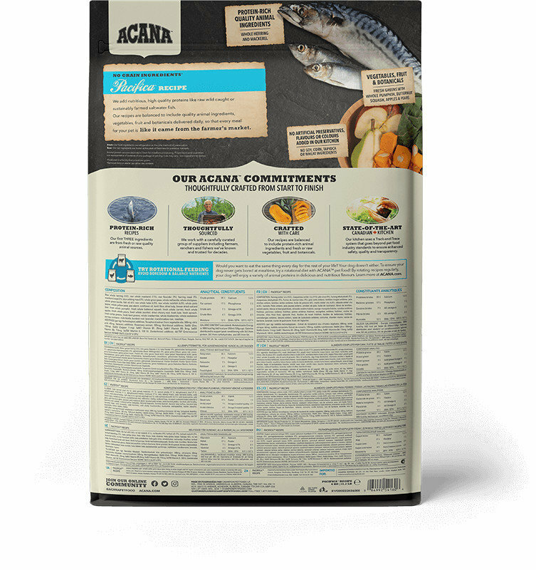 ACANA 愛肯拿｜太平洋饗宴無穀配方狗飼料