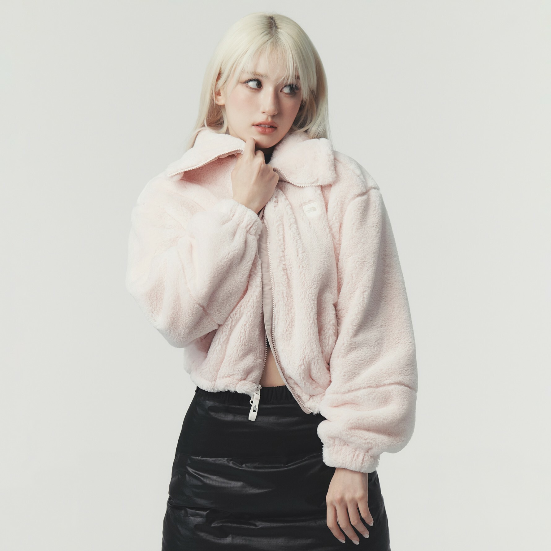 THE NORTH FACE 白標 女PUFFY FLEECE 毛絨 外套 NJ4FP80