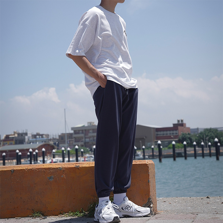 縮口棉長褲 四季百搭基本款