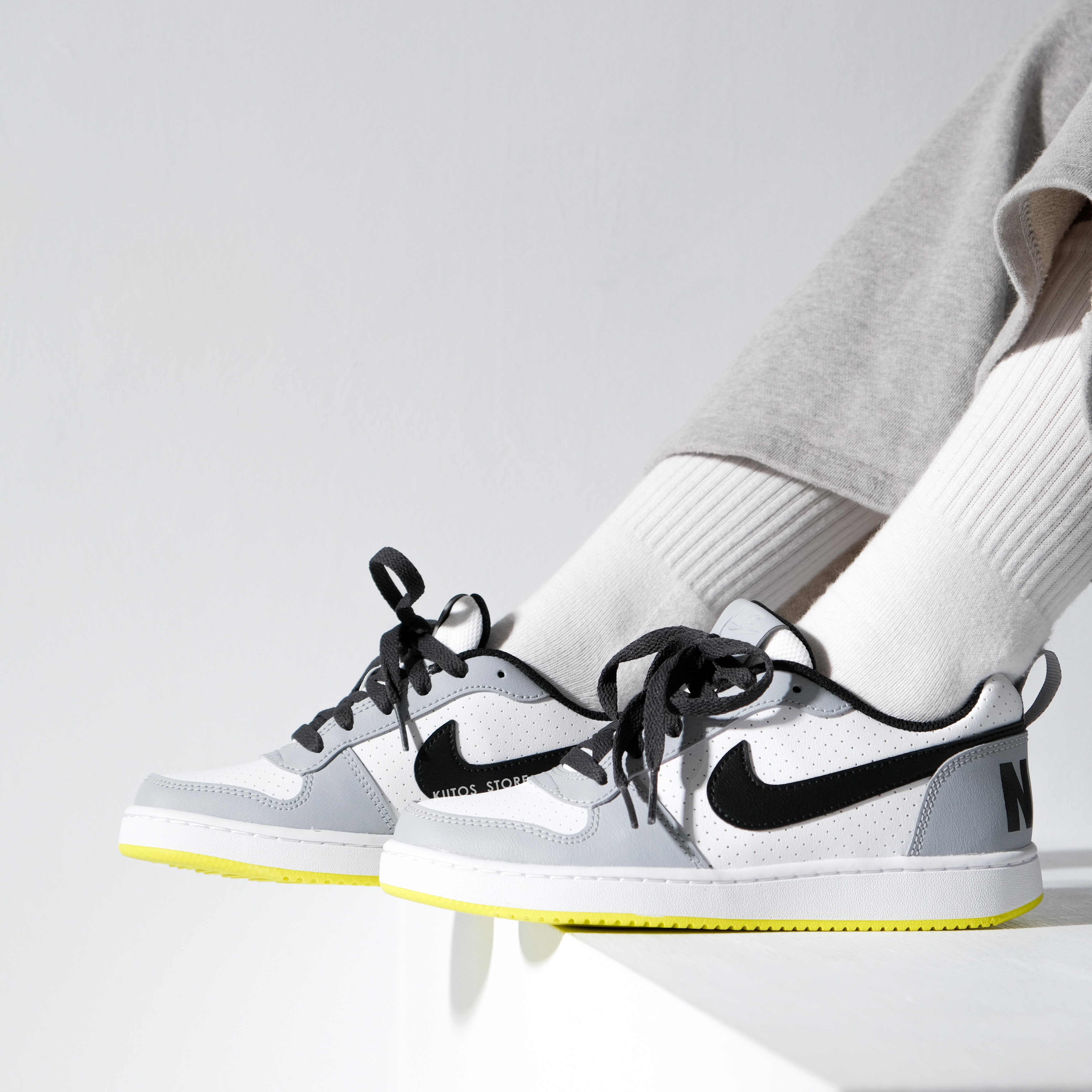 NIKE COURT BOROUGH LOW 煙灰小DIOR 839985-104