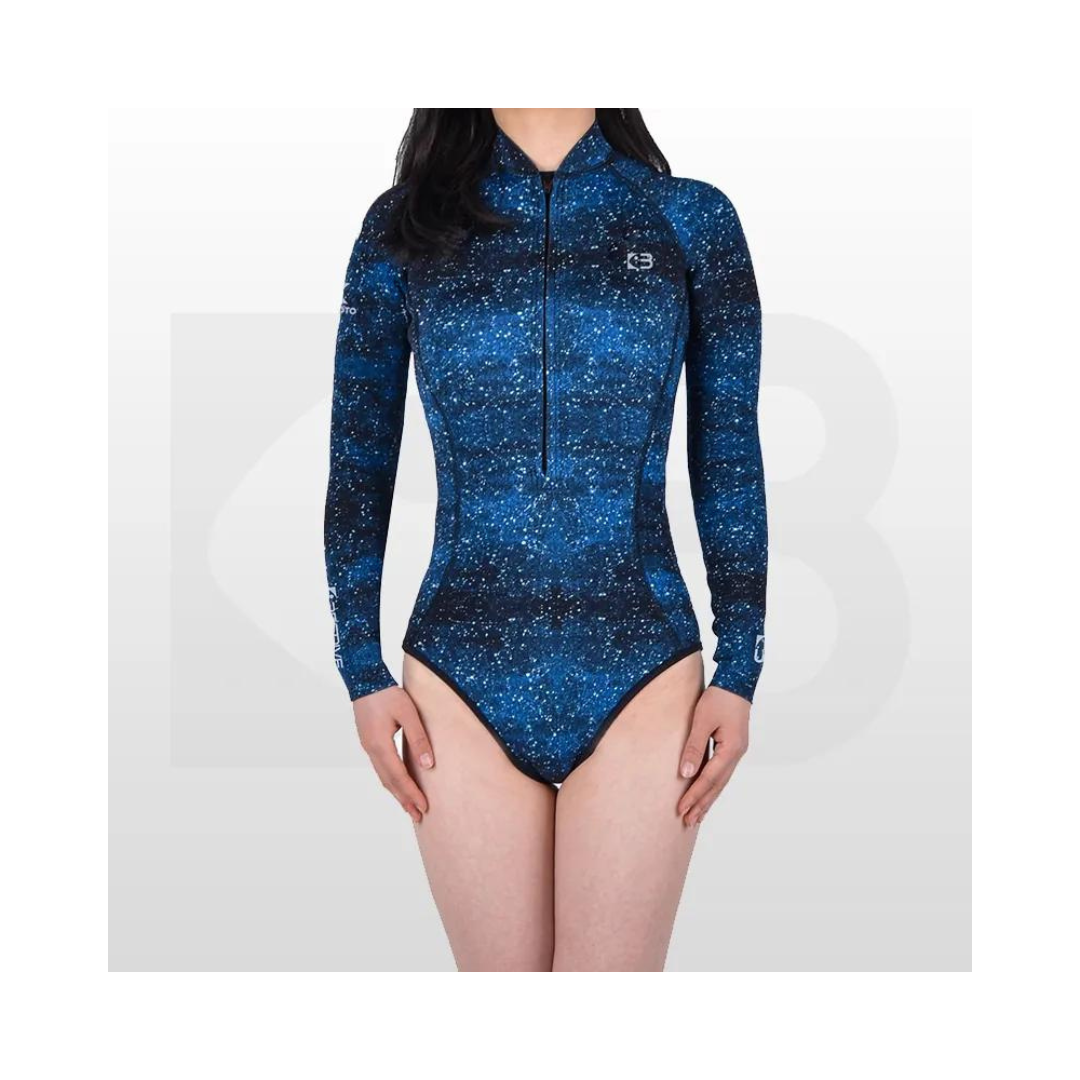 ▲預購-Bestdive 金典星辰系列 2mm 高衩 布面比基尼-星辰藍 2026