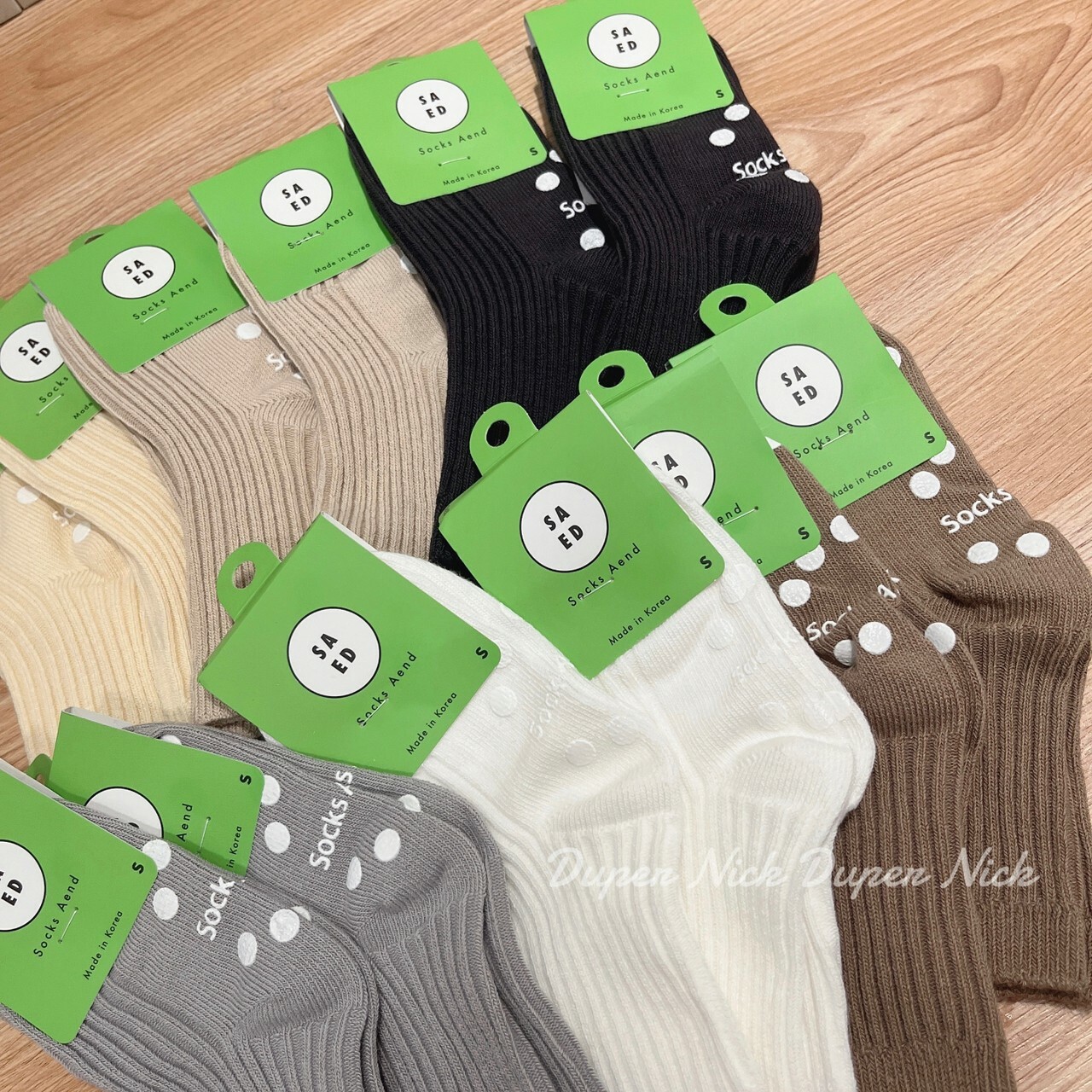 韓國限定  小小童止滑排汗襪