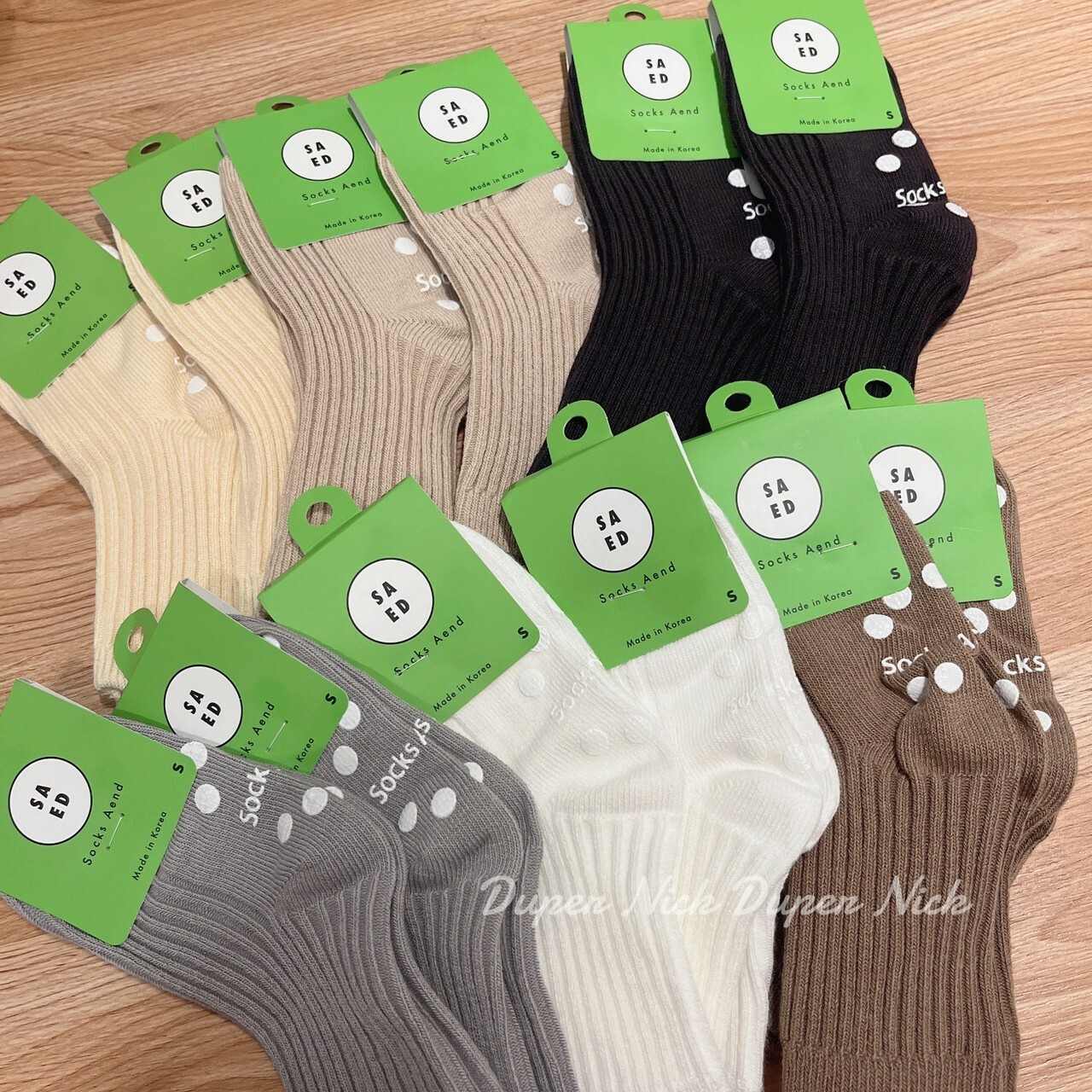 韓國限定  小小童止滑排汗襪