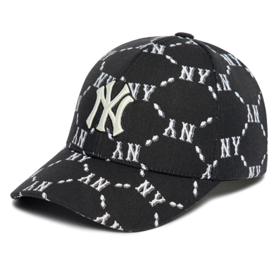 MLB MONOGRAM DIAMOND STRUCTURE BALL CAP