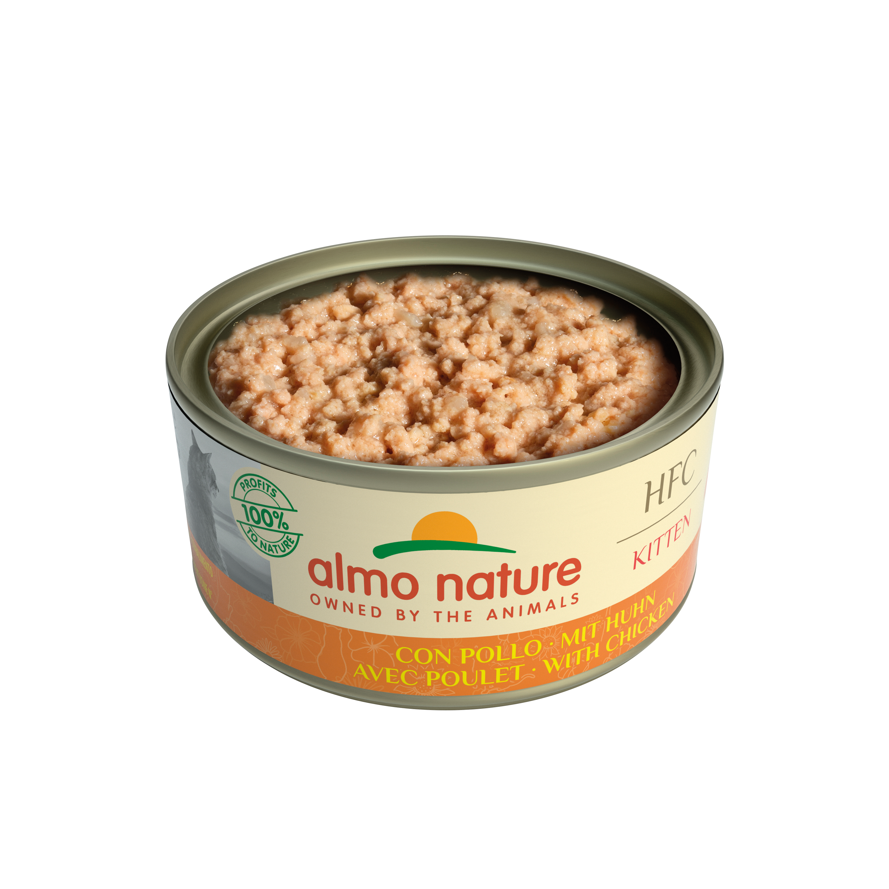 [斷貨中] Almo Nature - HFC Natural 幼貓雞肉 Chicken for Kitten 150g