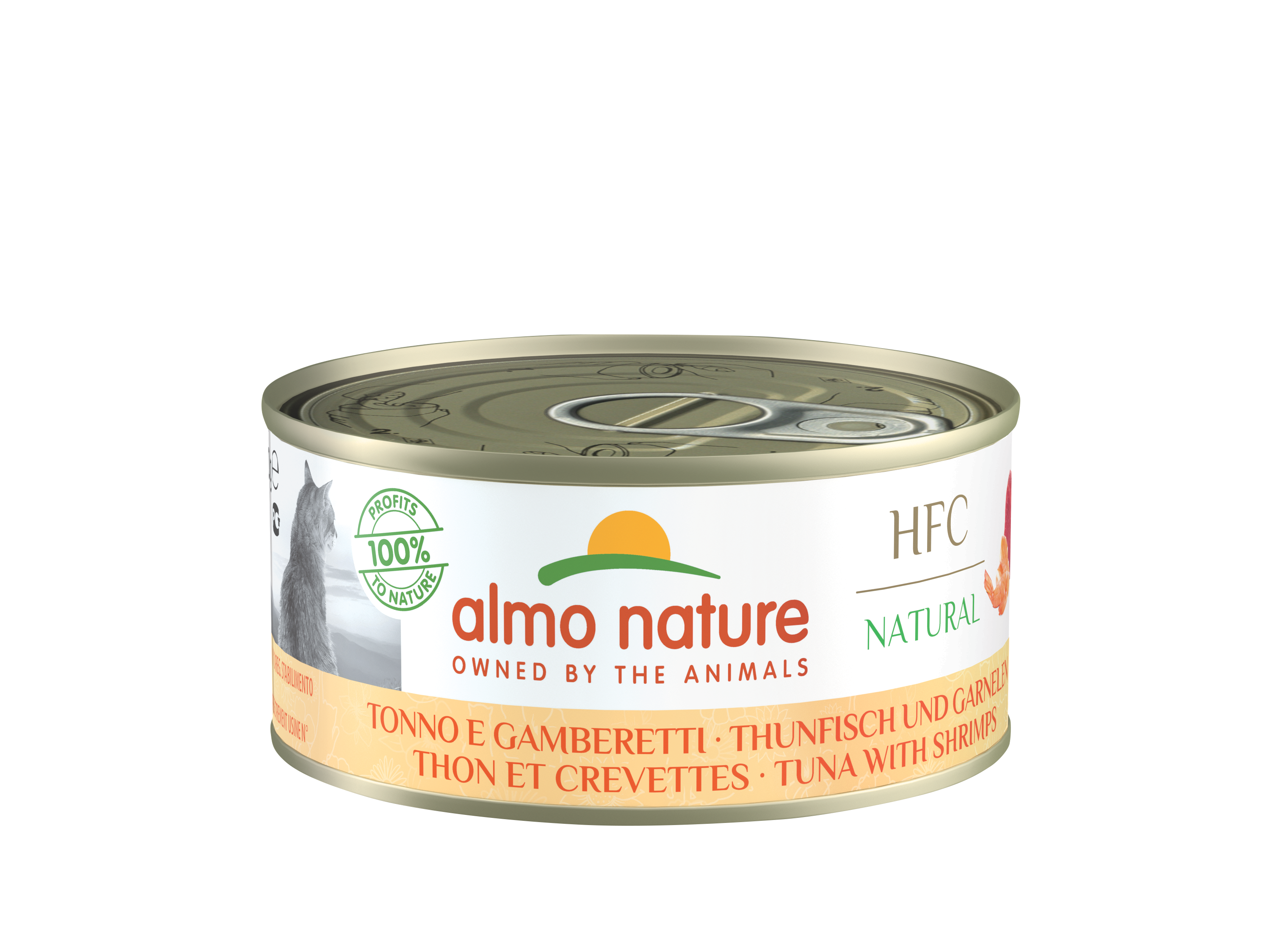 Almo Nature - HFC Natural 吞拿魚+鮮蝦 Tuna with Shrimps 150g