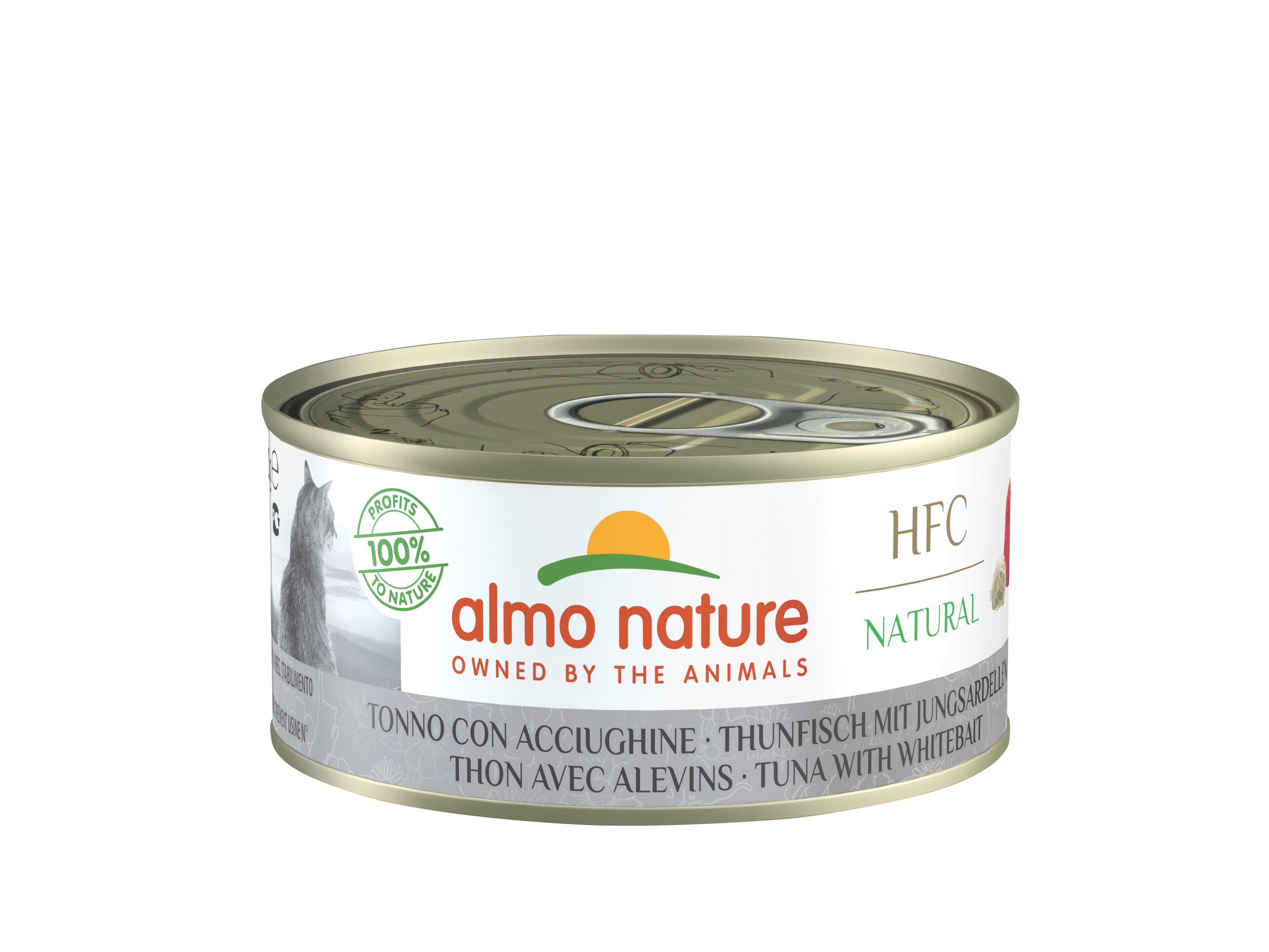 Almo Nature - HFC Natural 吞拿魚+白飯魚 Tuna with Whitebait 150g