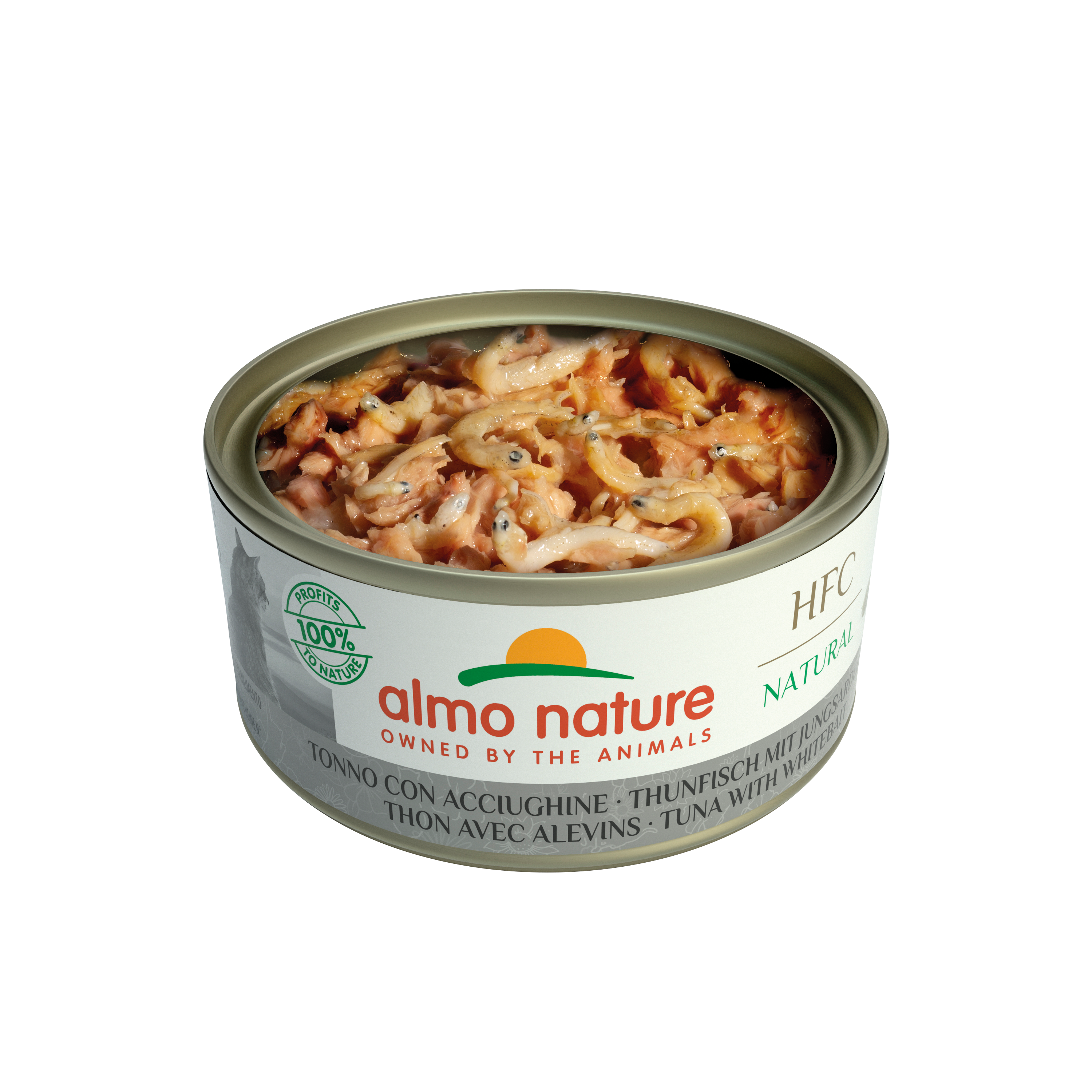 Almo Nature - HFC Natural 吞拿魚+白飯魚 Tuna with Whitebait 150g