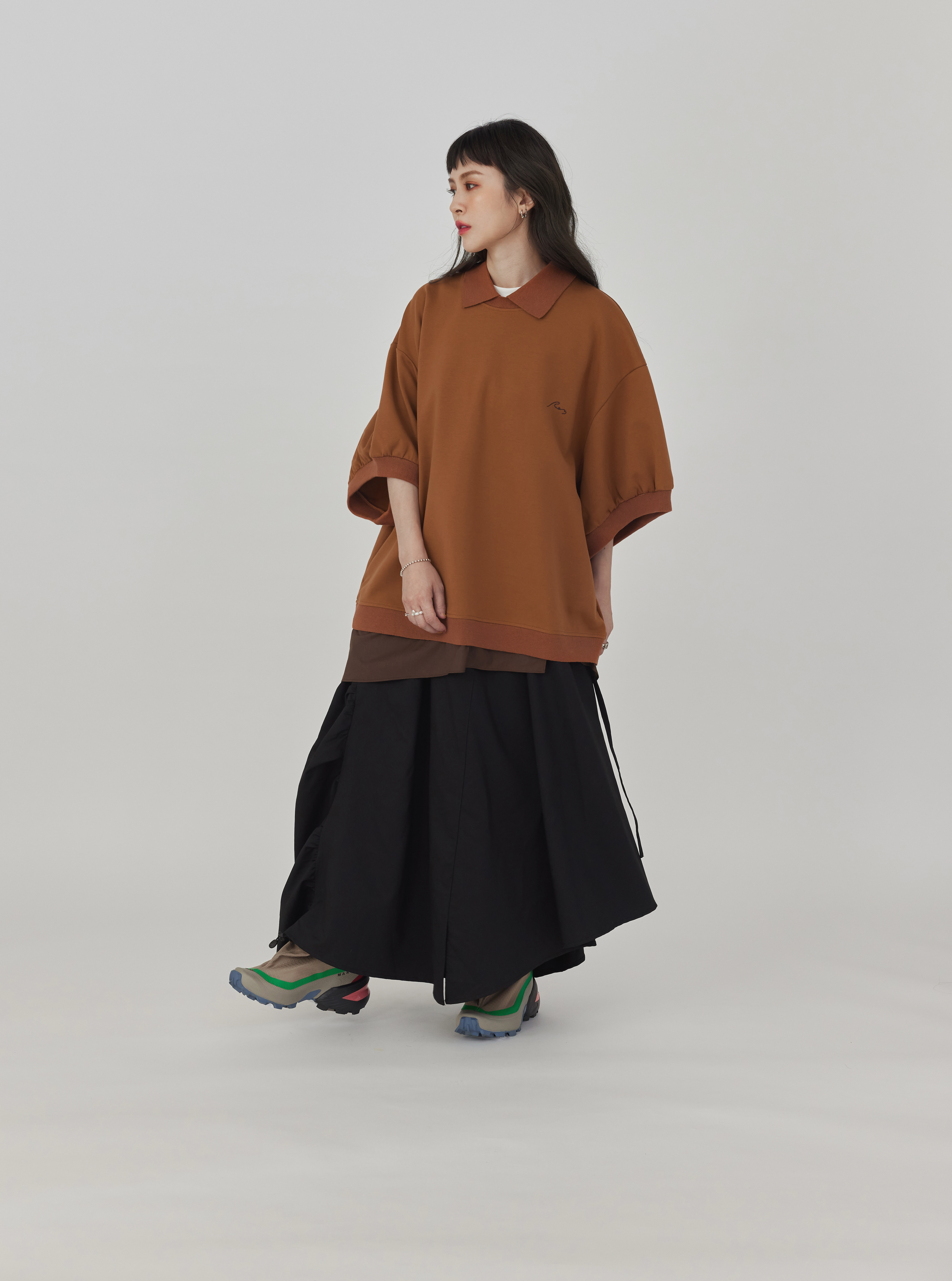 Contrast-collar Polo Sweater | Marmalade