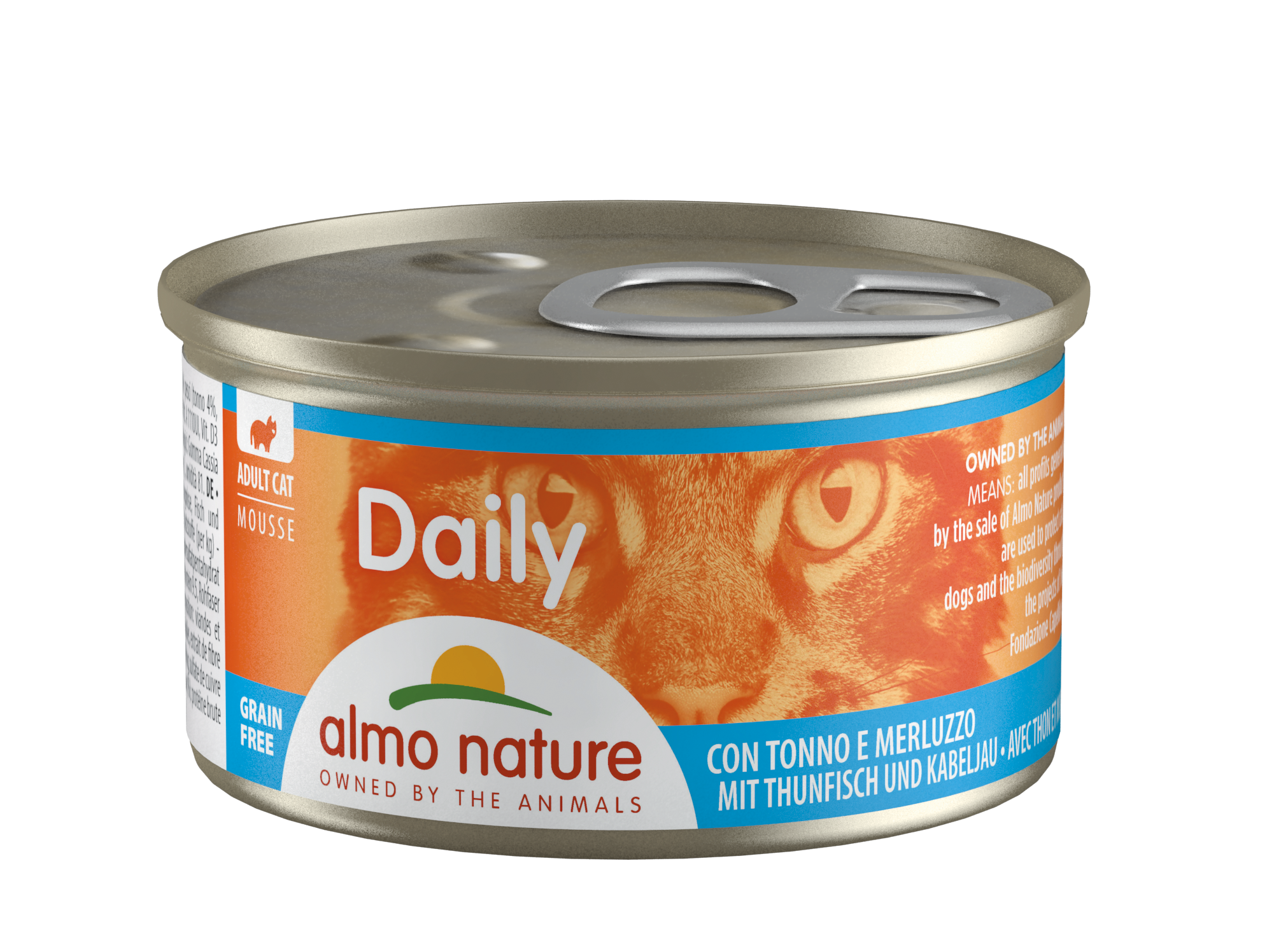 Almo Nature - Complete Mousse主食罐 吞拿魚+鱈魚 Tuna with Cod 85g