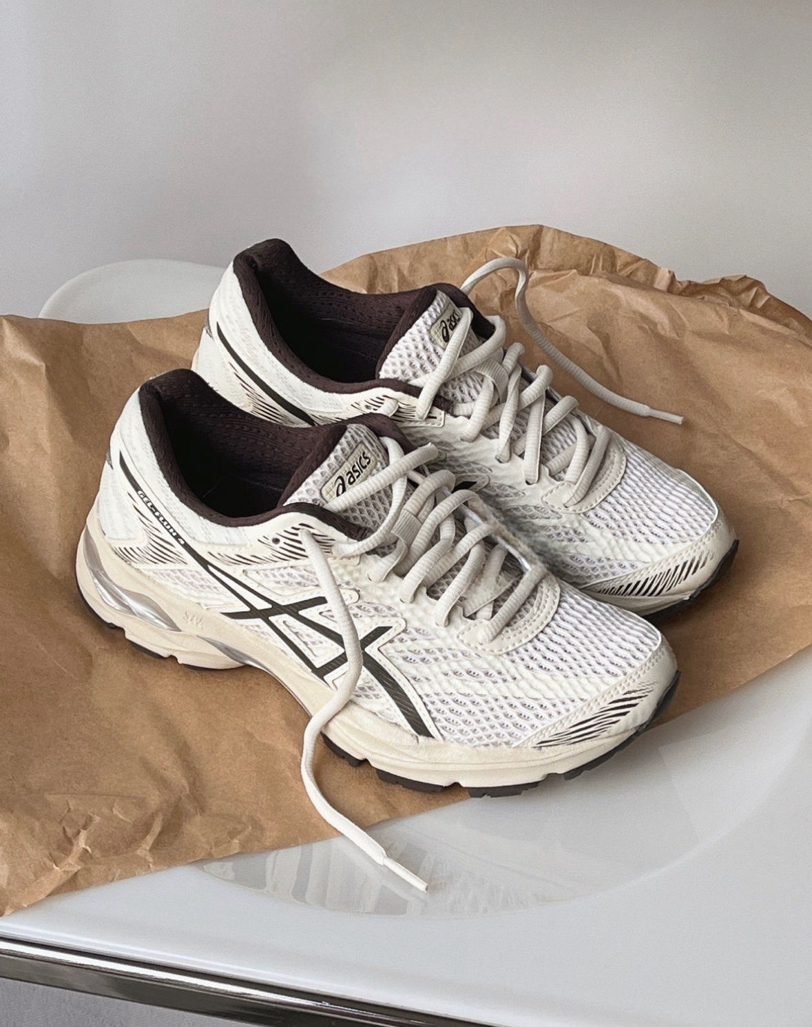 Asics 亞瑟士 Gel-Flux 4 米白棕 米白 摩卡 奶茶 復古 運動 慢跑 1011A614-200 1012A523-202/預購