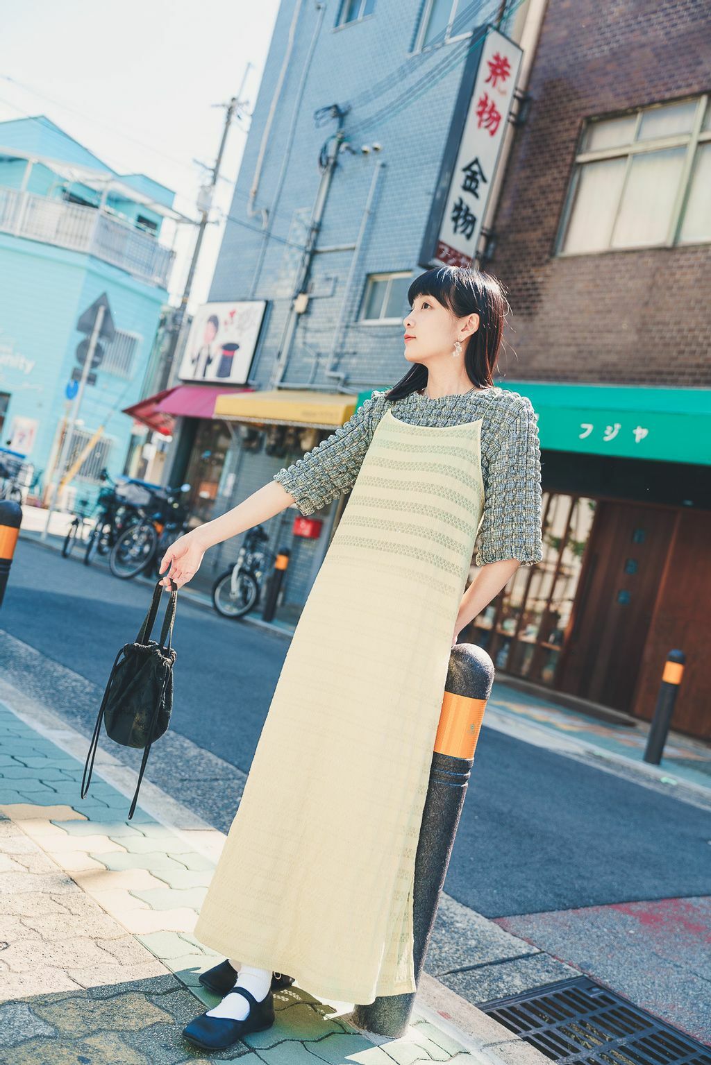 透明感層次吊帶裙(兩色-淺麥穗)