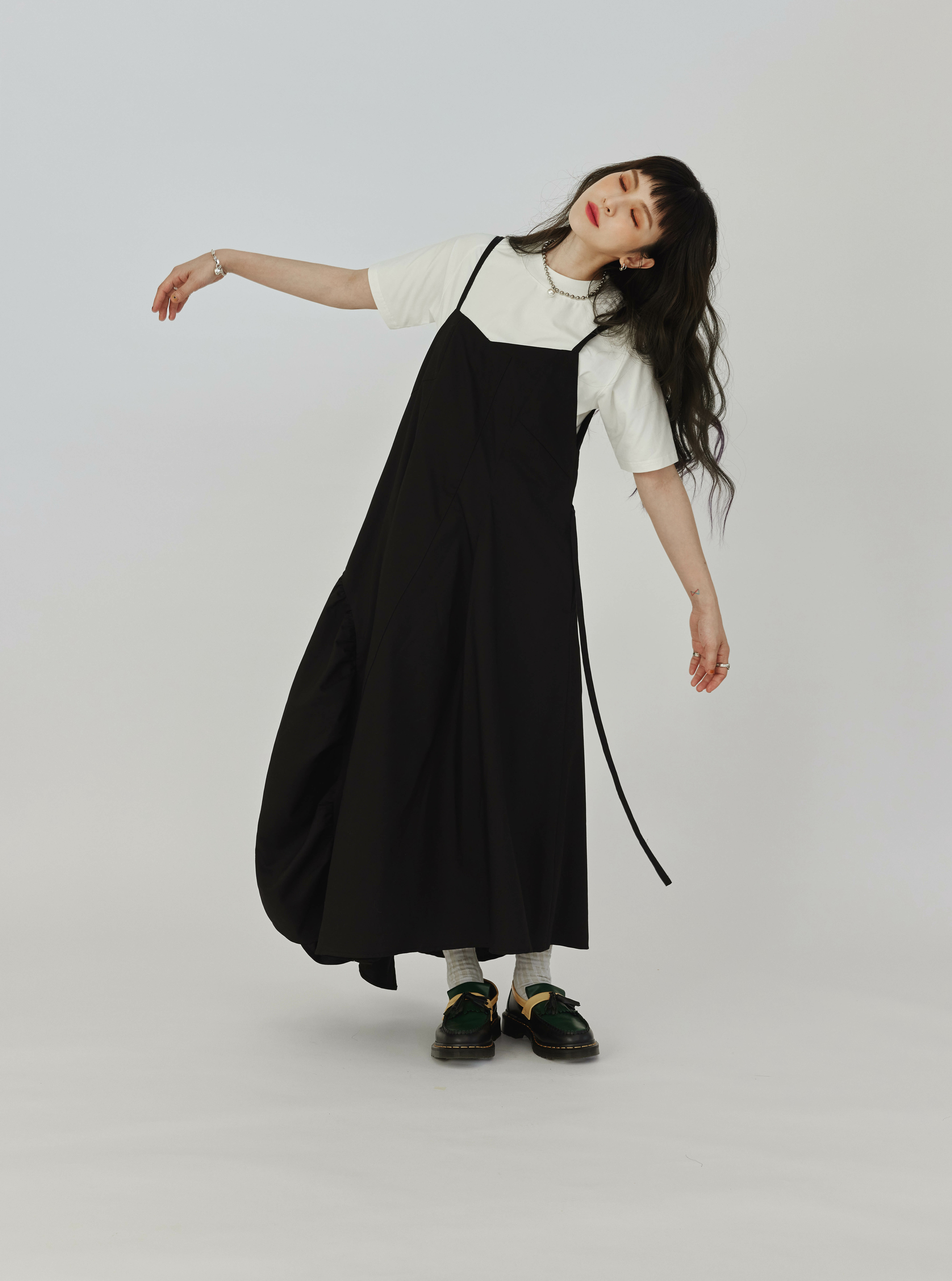 Spaghetti Strap Dress | Black