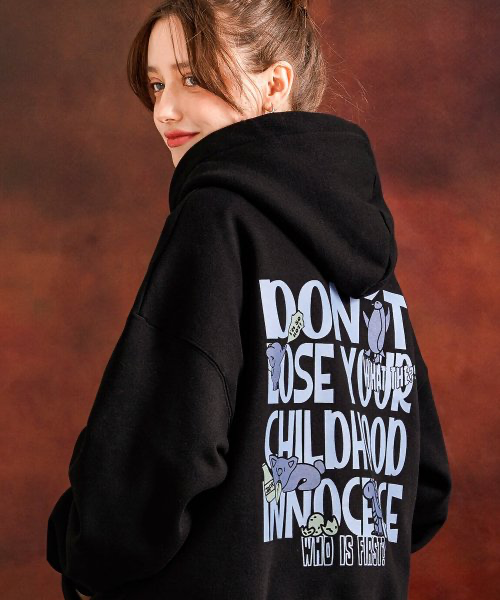 <預購> 韓國TWN 🐨 赤子之心刷毛帽T