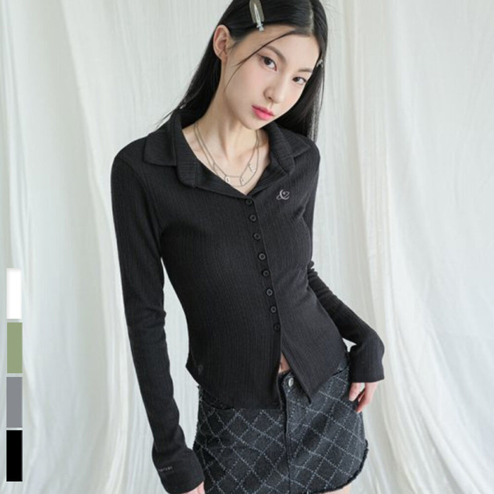 AVANDRESS Solid Slim Line Shirt