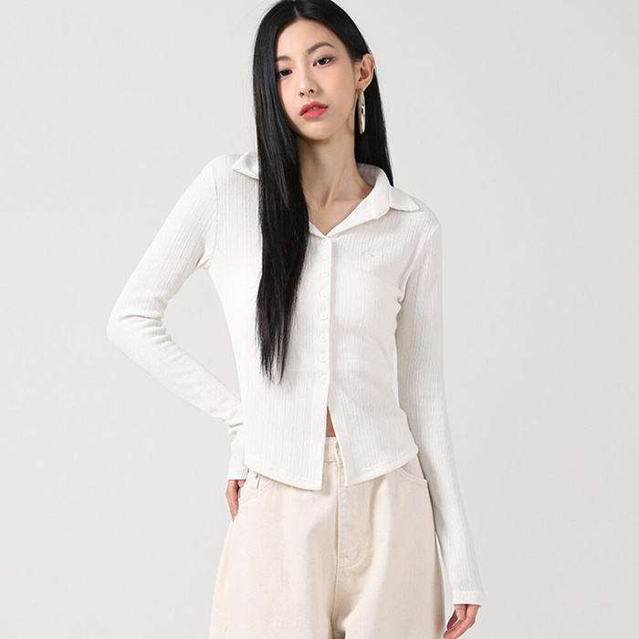 AVANDRESS Solid Slim Line Shirt