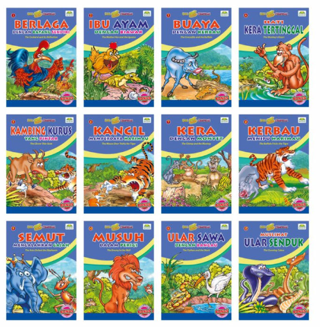 Siri Cempedak  Dwibahasa (12 BUKU)