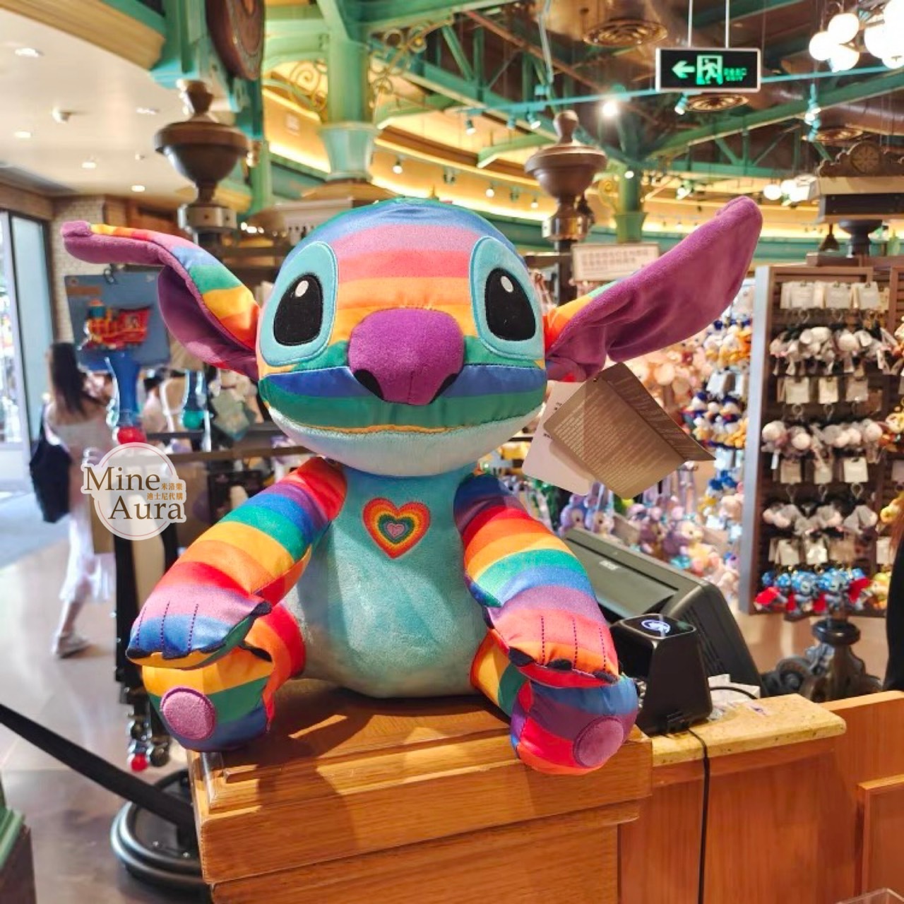 (限時特價) 彩虹系列 史迪奇 Stitch 絨毛 娃娃 玩偶  星際寶貝 Lilo & Stitch -上海迪士尼樂園