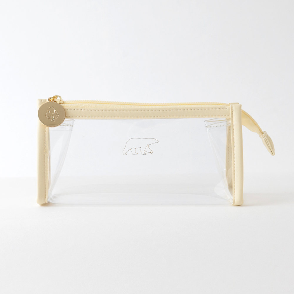 北極熊 透明PVE筆袋｜日本Green Flash