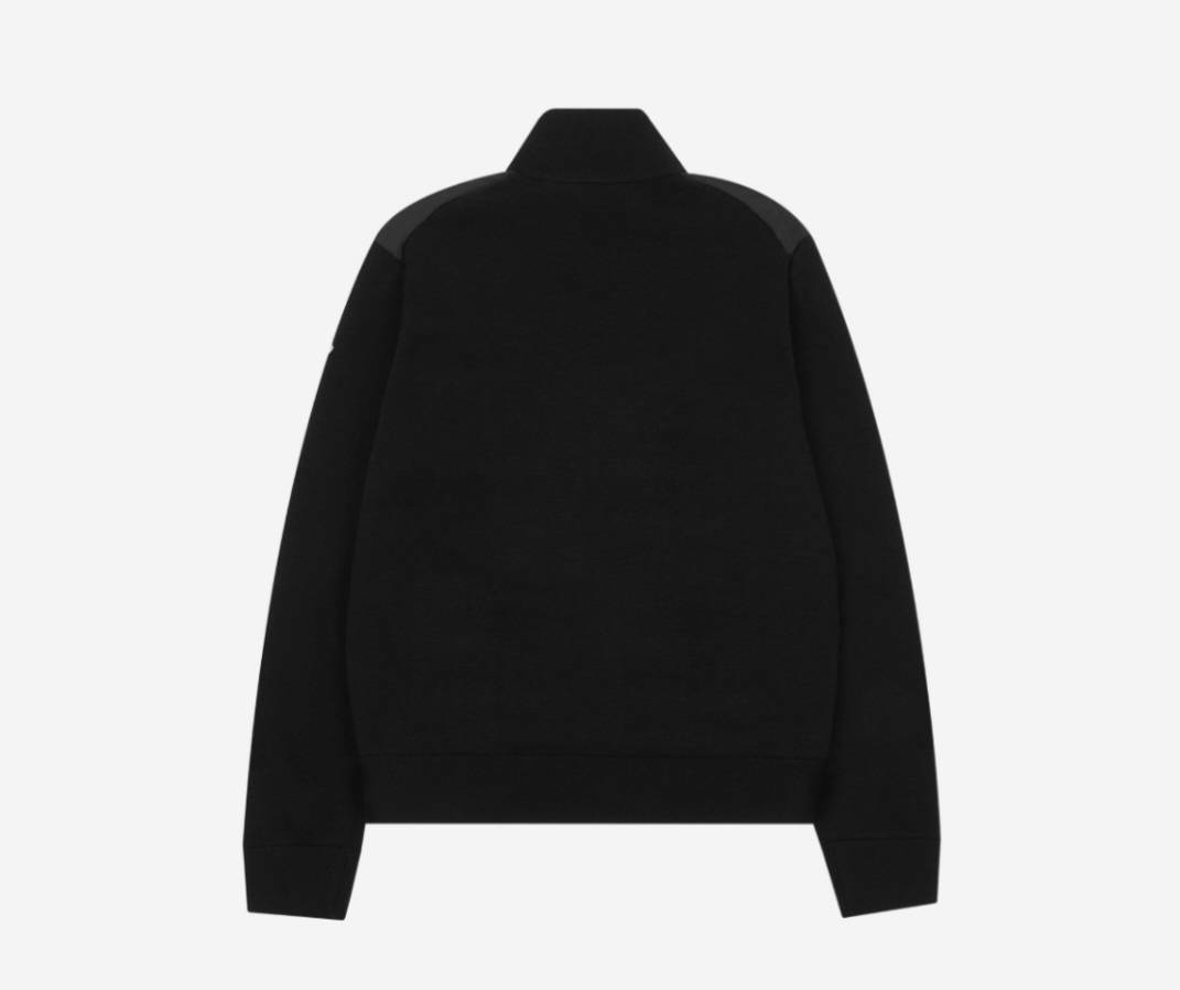 代購  Moncler 盟可睐 輕羽絨外套 黑色 男女 PADDED WOOL CARDIGAN 22FW