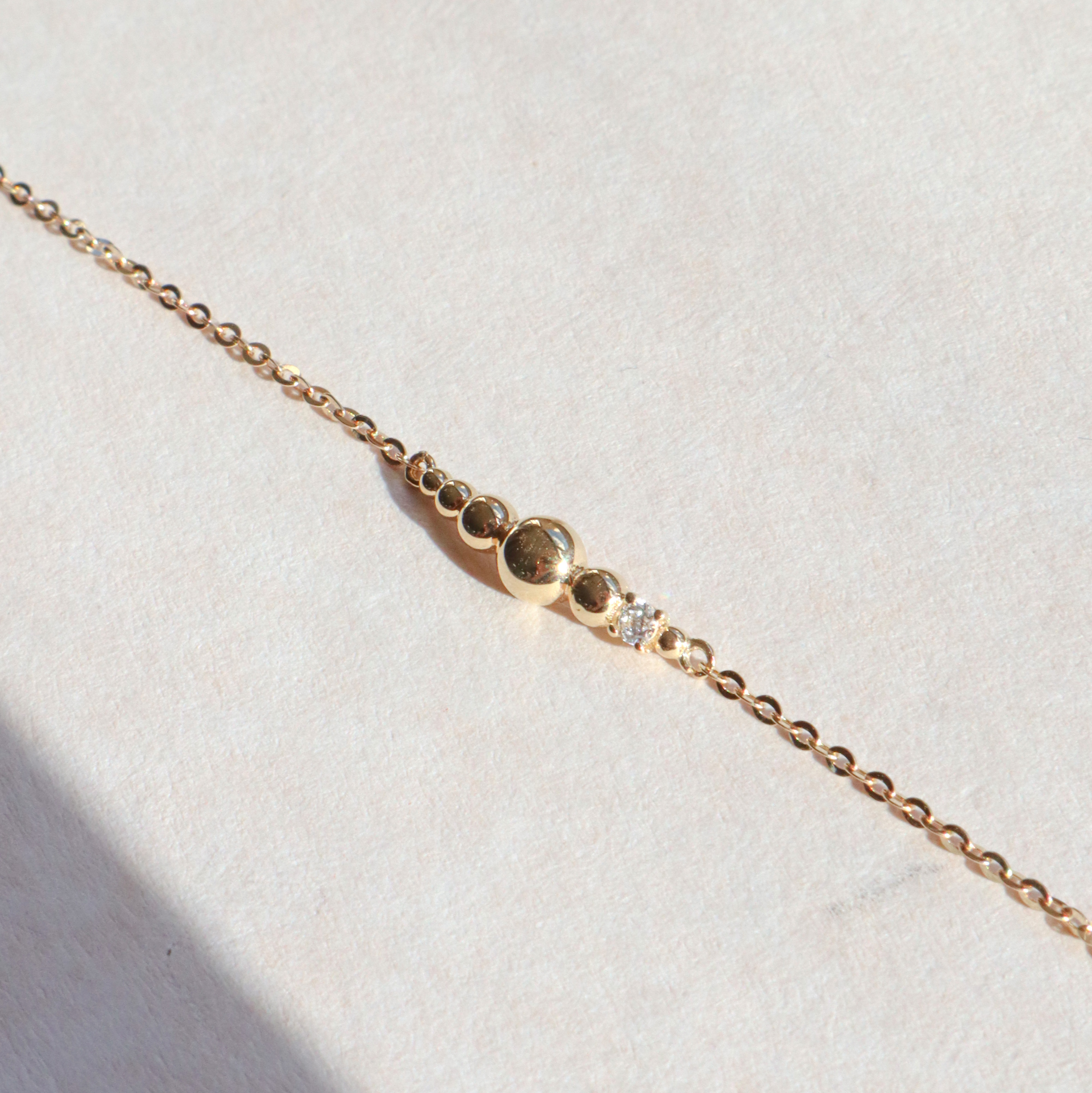 10K/閃耀漸層圓手鍊