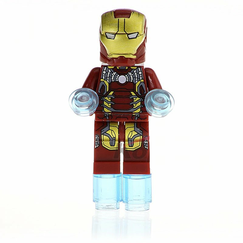 Iron Man Marvel Superheroes Minifigs Fit Lego Xh816