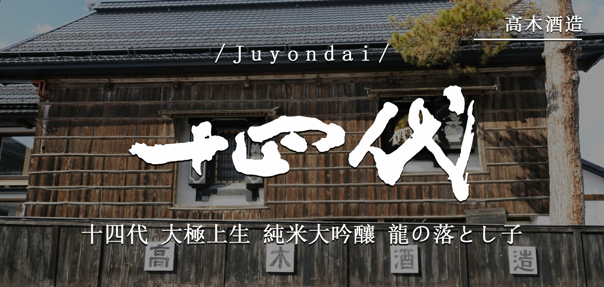 十四代大極上生純米大吟釀龍の落とし子 十四代大極上生純米大吟釀龍の落とし子