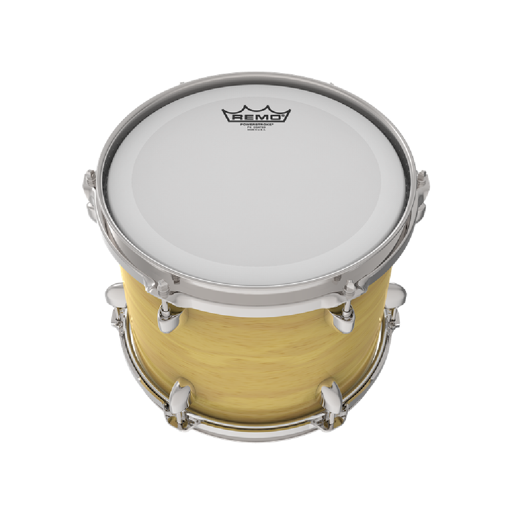 Remo REMO / Powerstroke P4 雙層7-mil +減震環 鼓皮 (透明/霧面)(多種尺寸可選) 第 4 張圖片｜三峽鼓 / 打擊