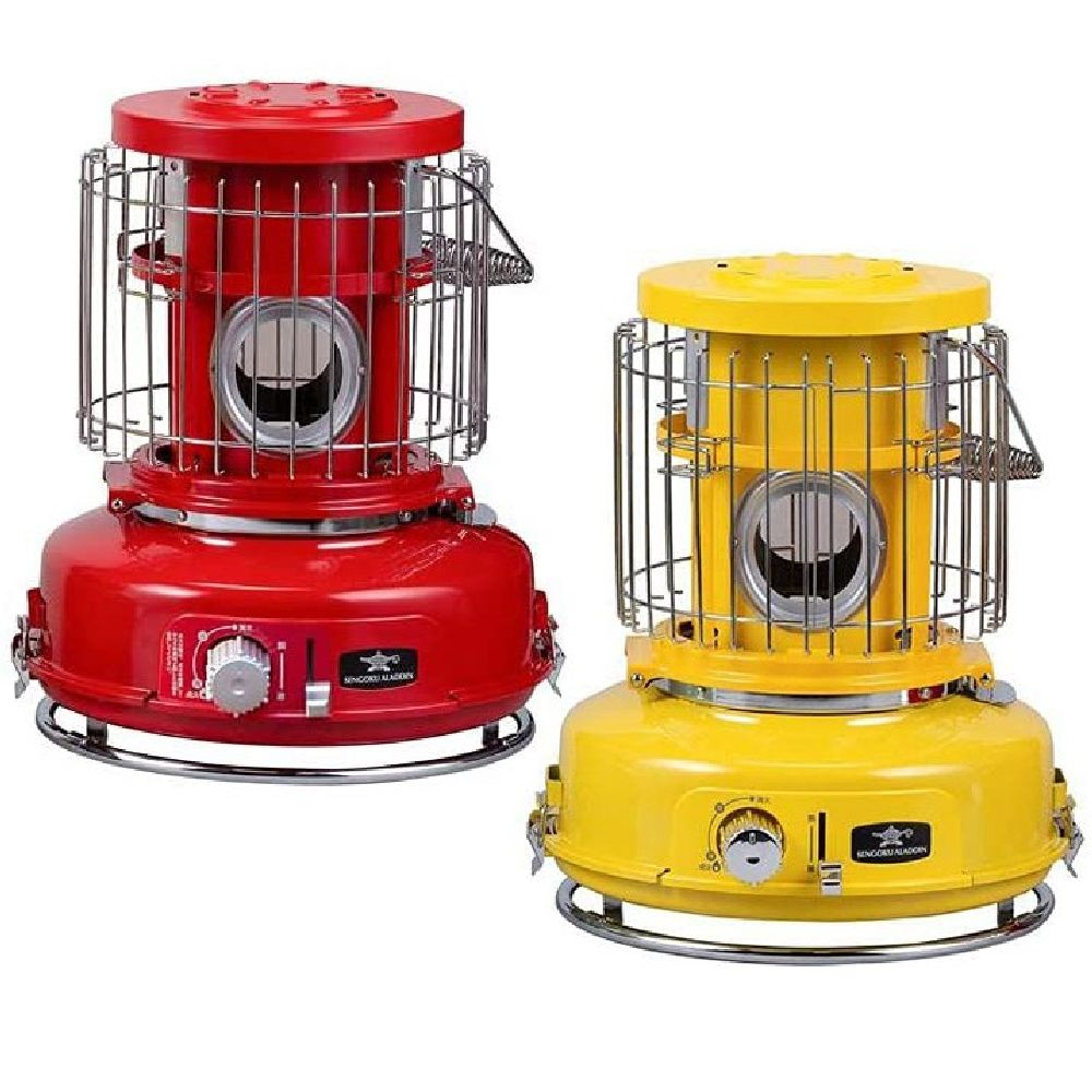 阿拉丁Aladdin 卡式瓦斯暖爐 非煤油暖爐 紅色 黃色